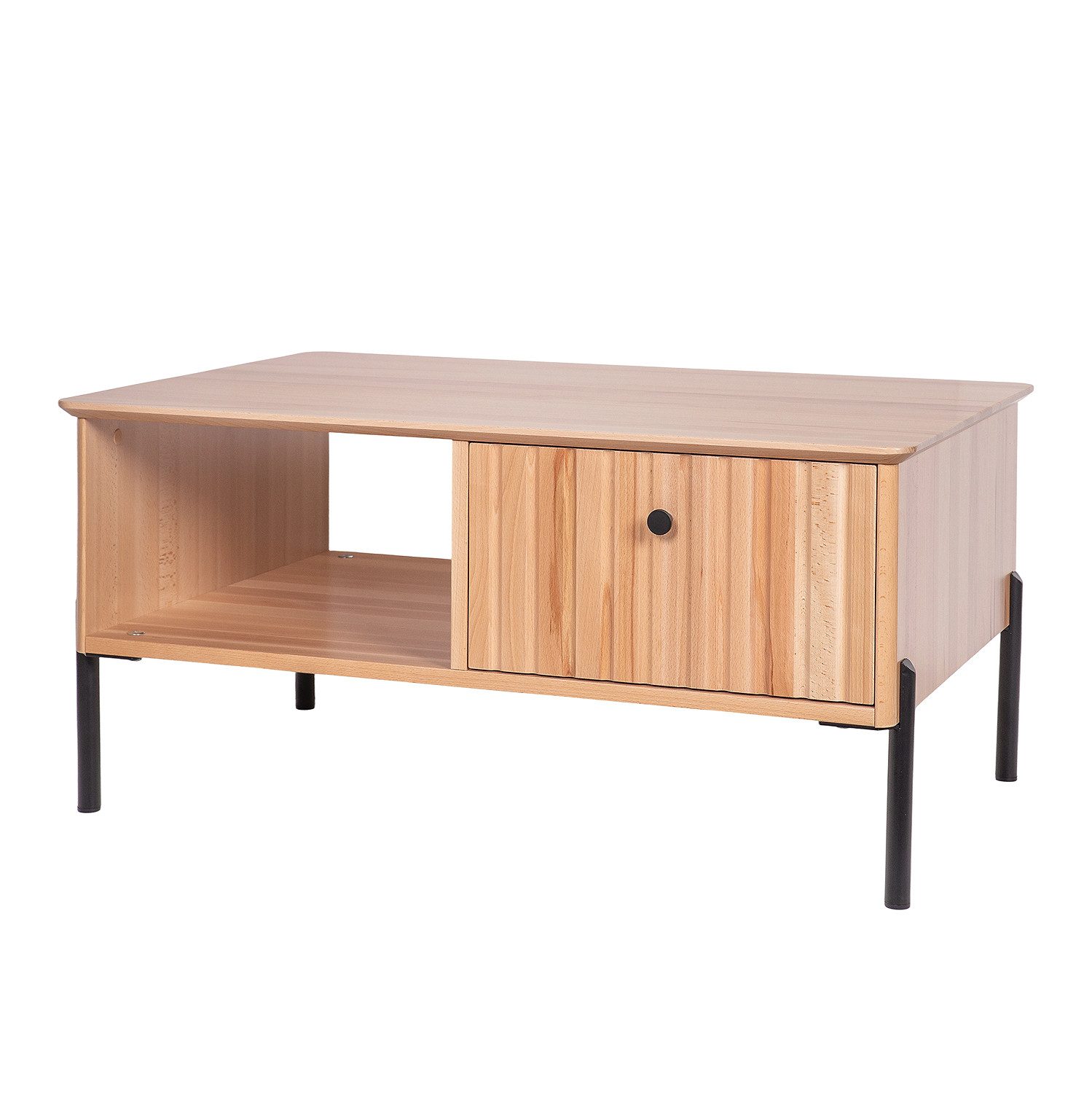 ERST-HOLZ Couchtisch Sofatisch Beistelltisch Wohnzimmertisch Kernbuche massiv