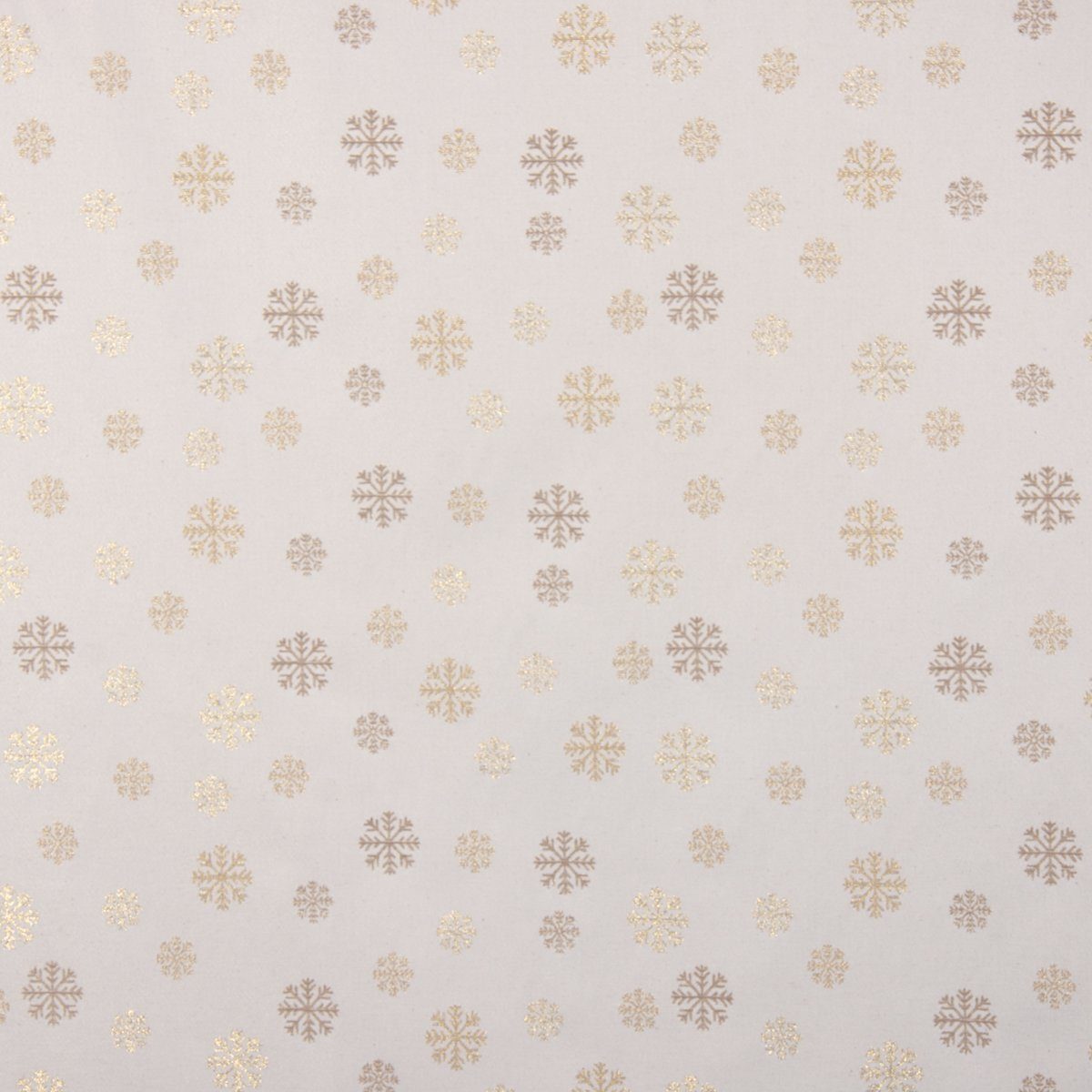 SCHÖNER Schneeflocken LEBEN., handmade, beige 245, Germany, in Smok-Schlaufenband Vorhang SCHÖNER blickdicht, Vorhang (1 St), LEBEN. made vorgewaschen gold
