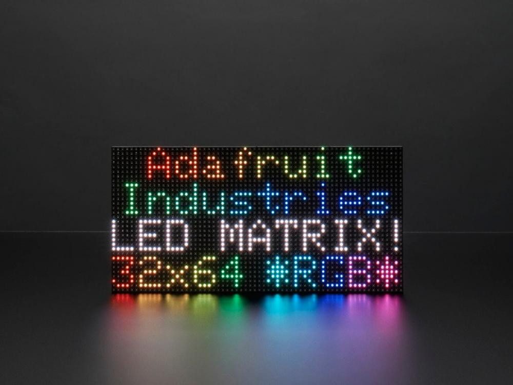 Smarte LED-Leuchte 64x32 RGB LED Matrix - 4mm Raster