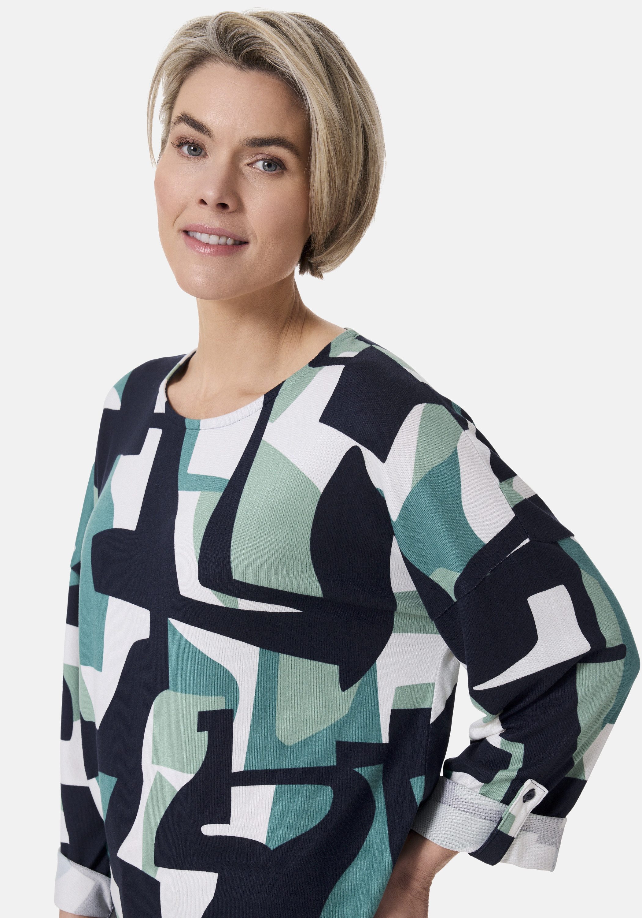 STOOKER WOMEN Langarmshirt CARLY Langarmshirt Rundhals Loose Fit Shirt Rundhals Langarm für Damen