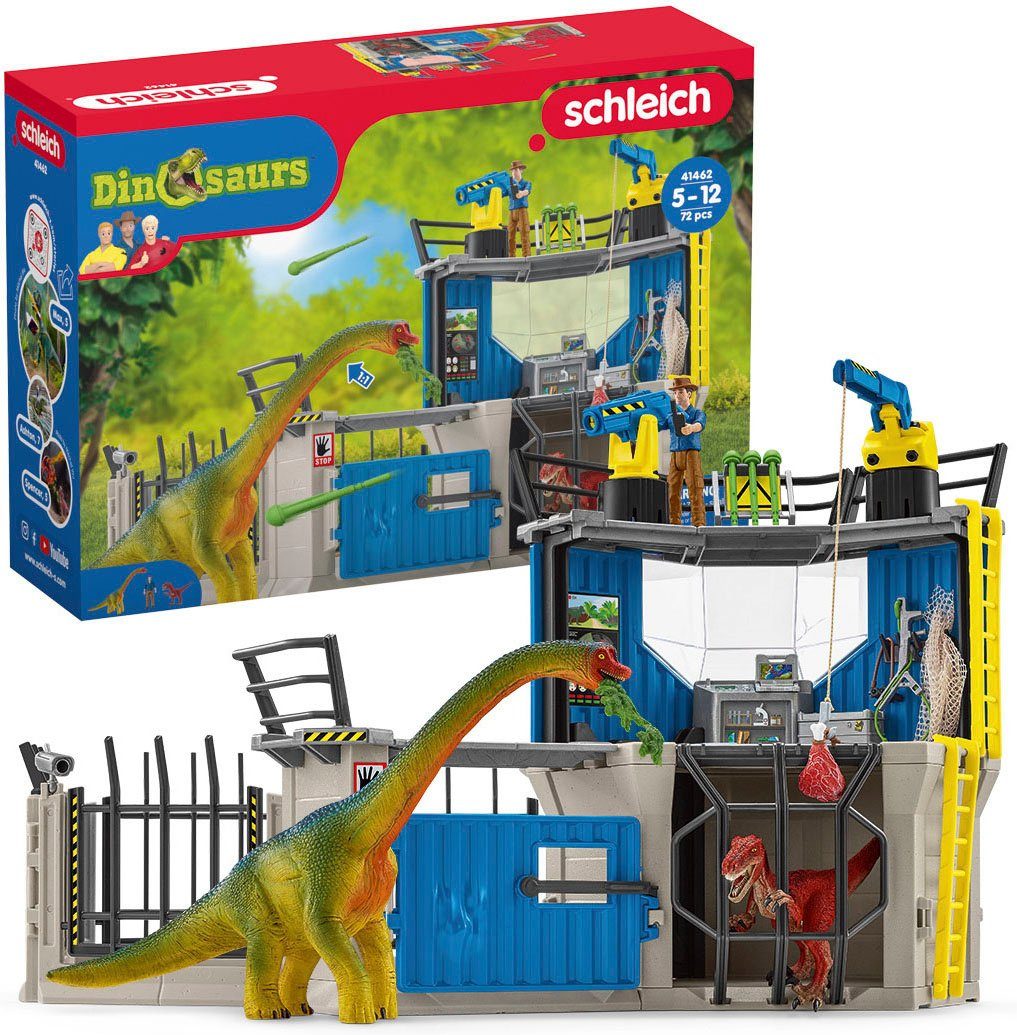 Schleich® Spielwelt DINOSAURS, Große Dino-Forschungsstation (41462), (Set), Made in Germany