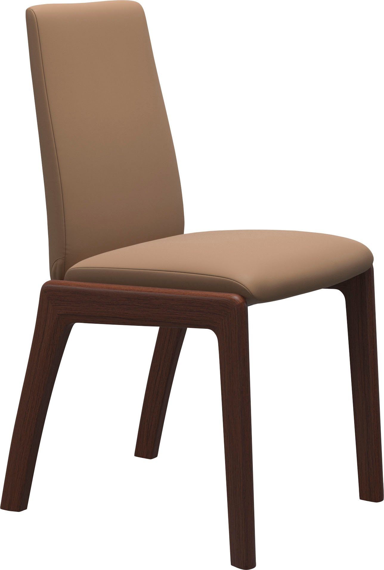 Stressless® Polsterstuhl M, Walnuss mit abgerundeten Low Größe Back, in Beinen Laurel