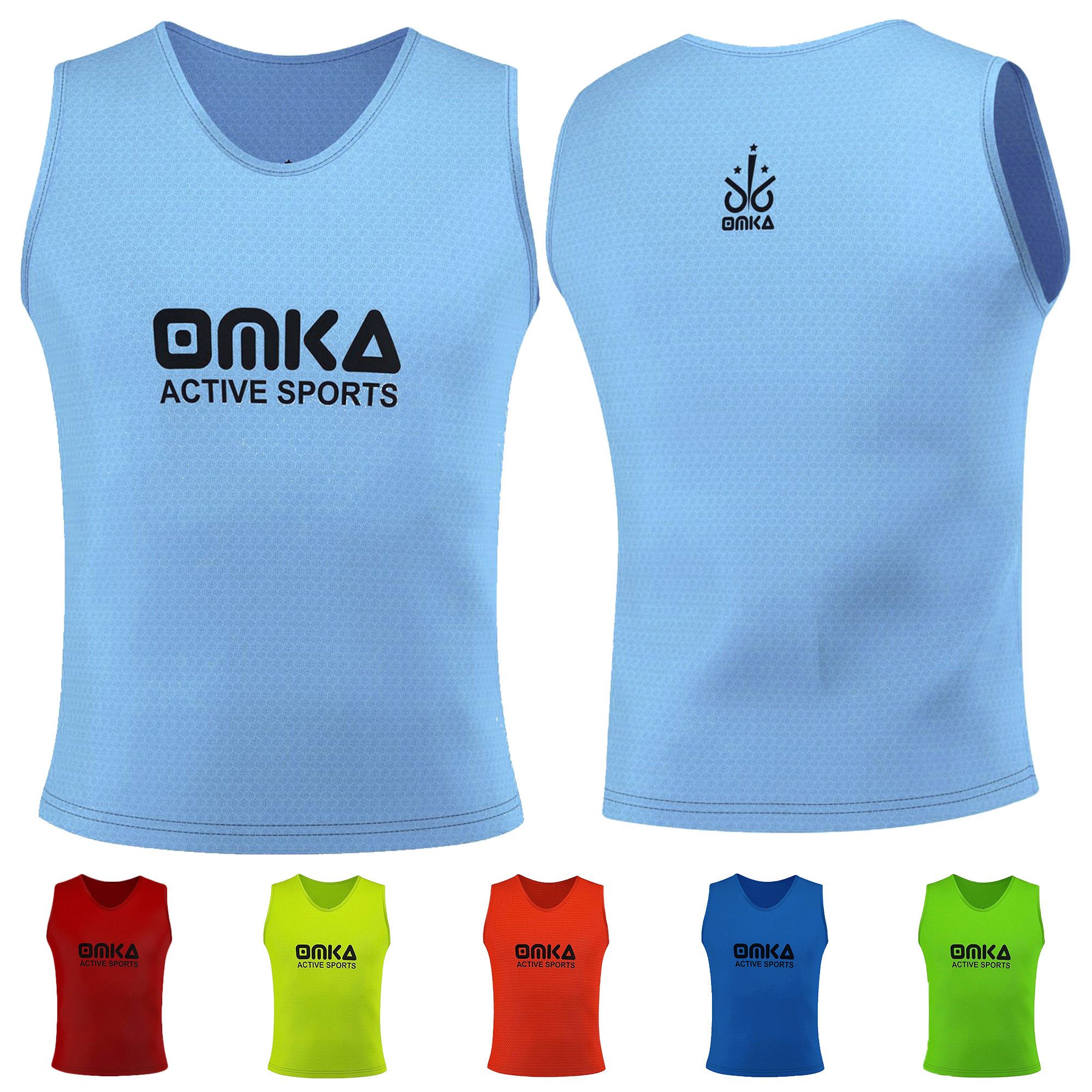 OMKA Trainingsleibchen Bib-OMKA x 1 (Packung) OMKA Leibchen Trainingsleibchen Markierungshemd