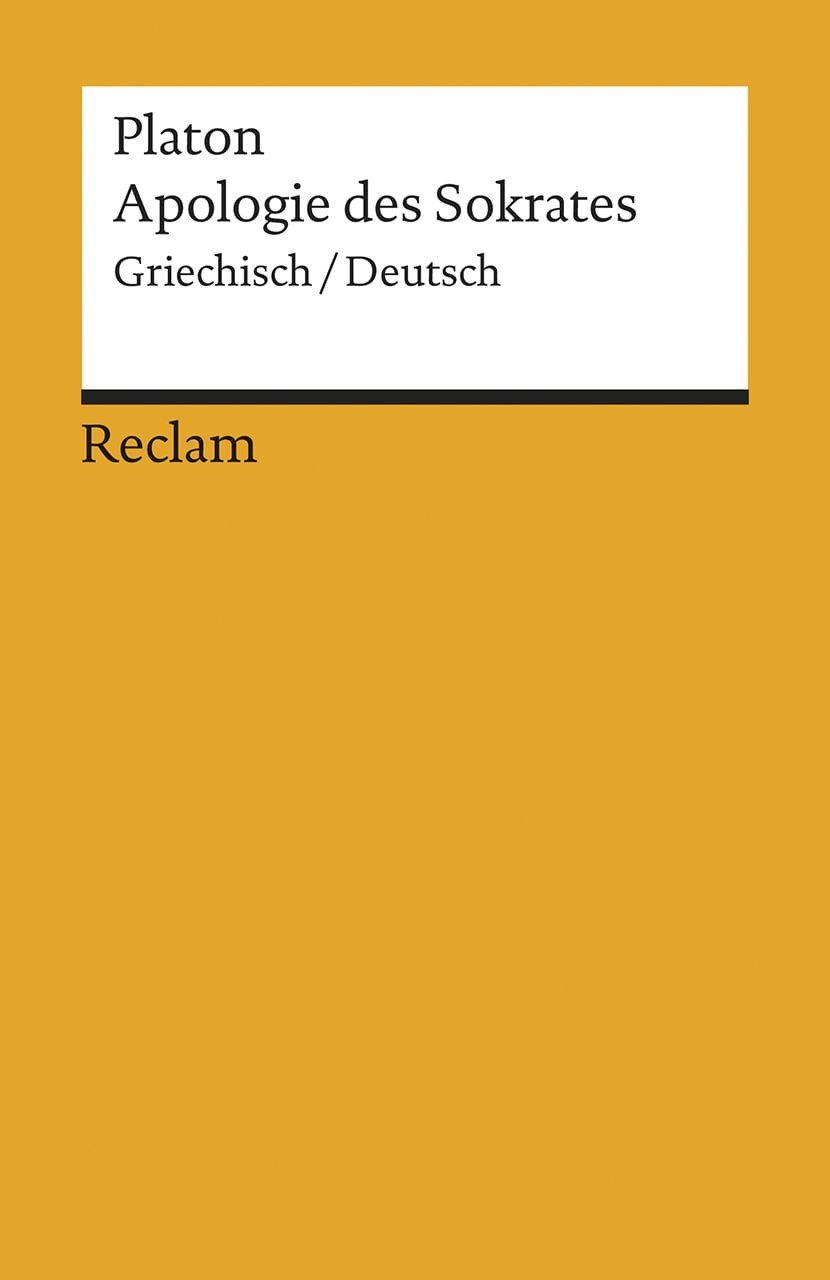Belletristik Apologie des Sokrates Griechisch/Deutsch Platon