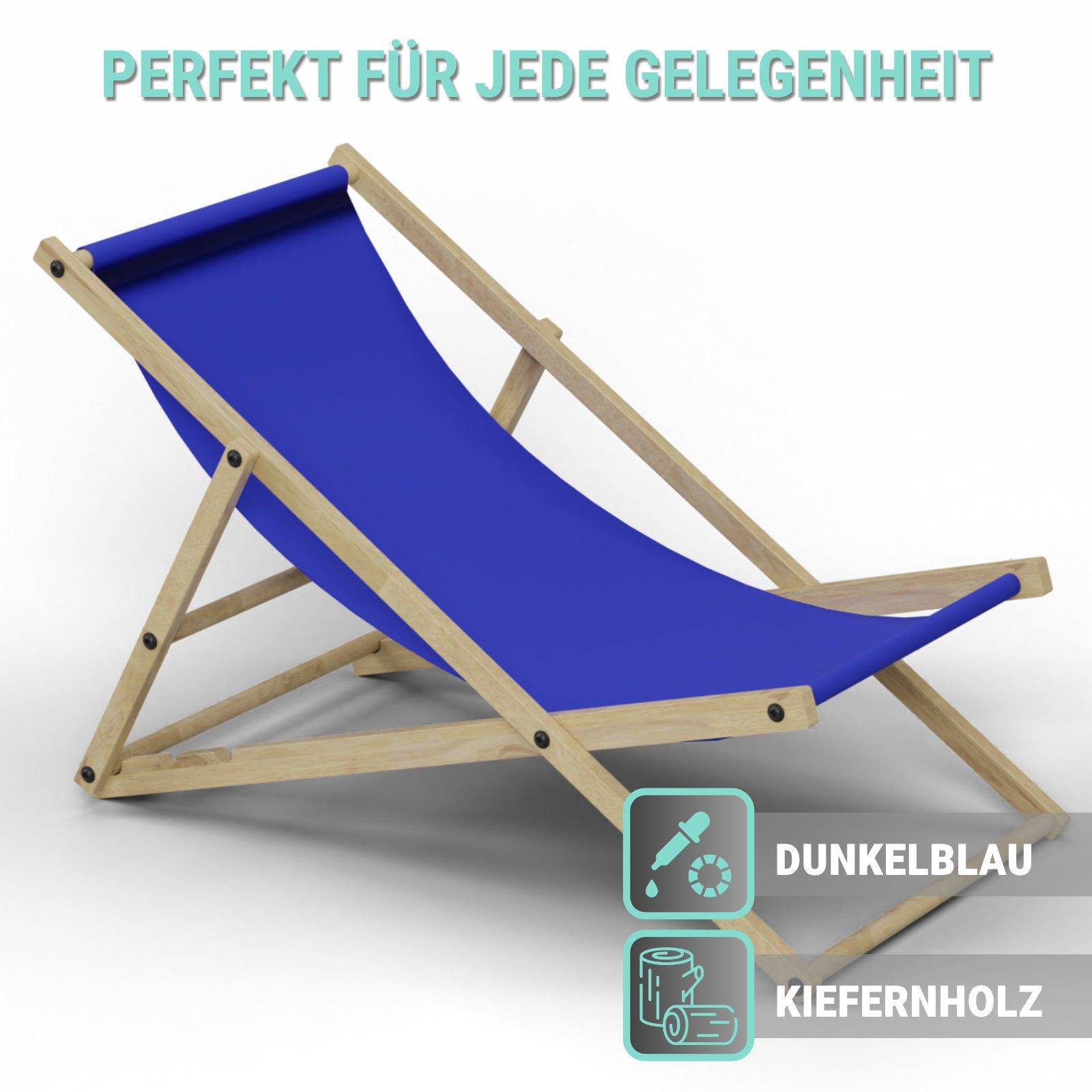 HAGO Gartenliege Liegestuhl Liege Stuhl Strand günstig online kaufen