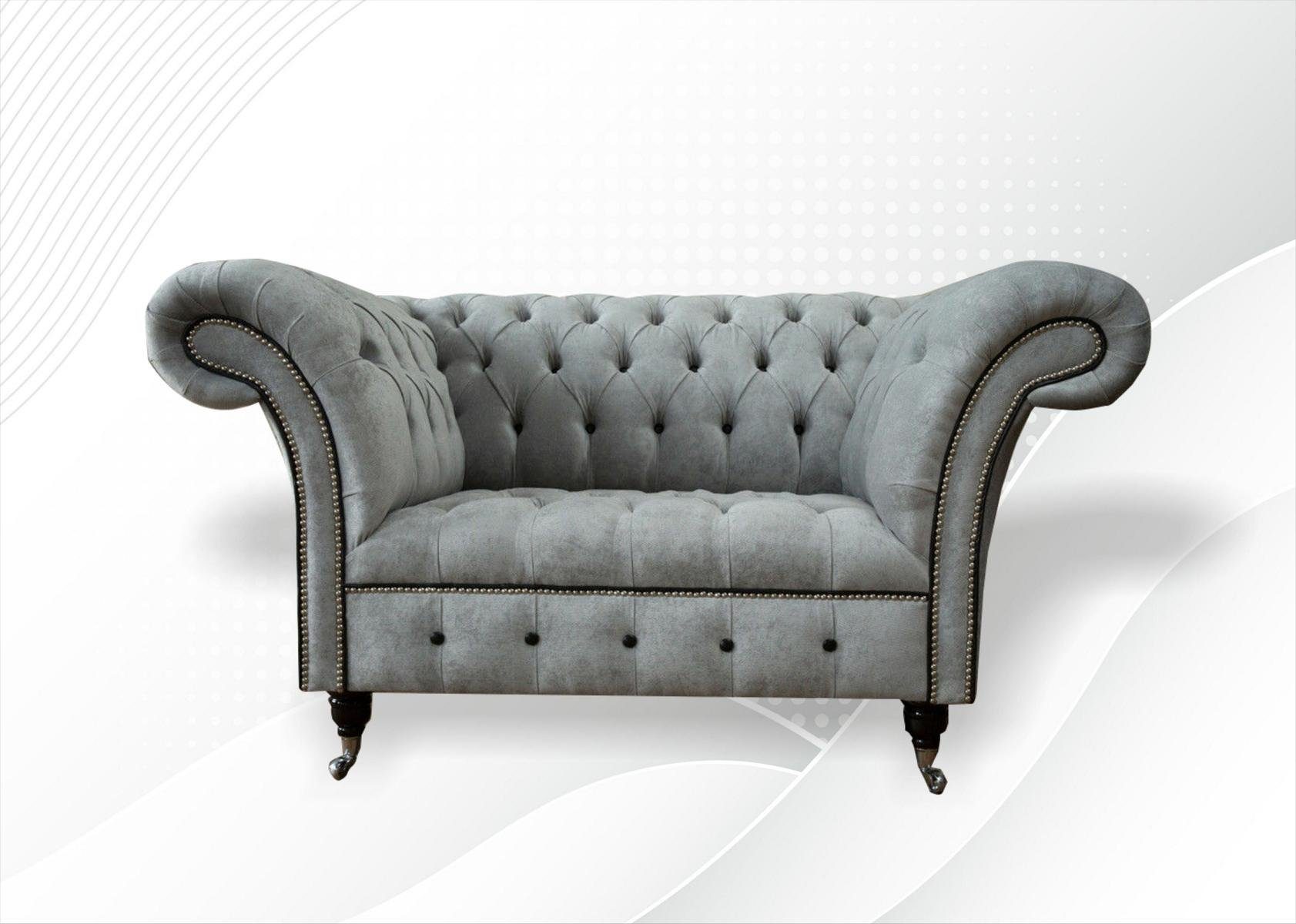 JVmoebel Chesterfield-Sessel, Chesterfield Sessel 1,5 Sitzer Design | Chesterfield-Sessel