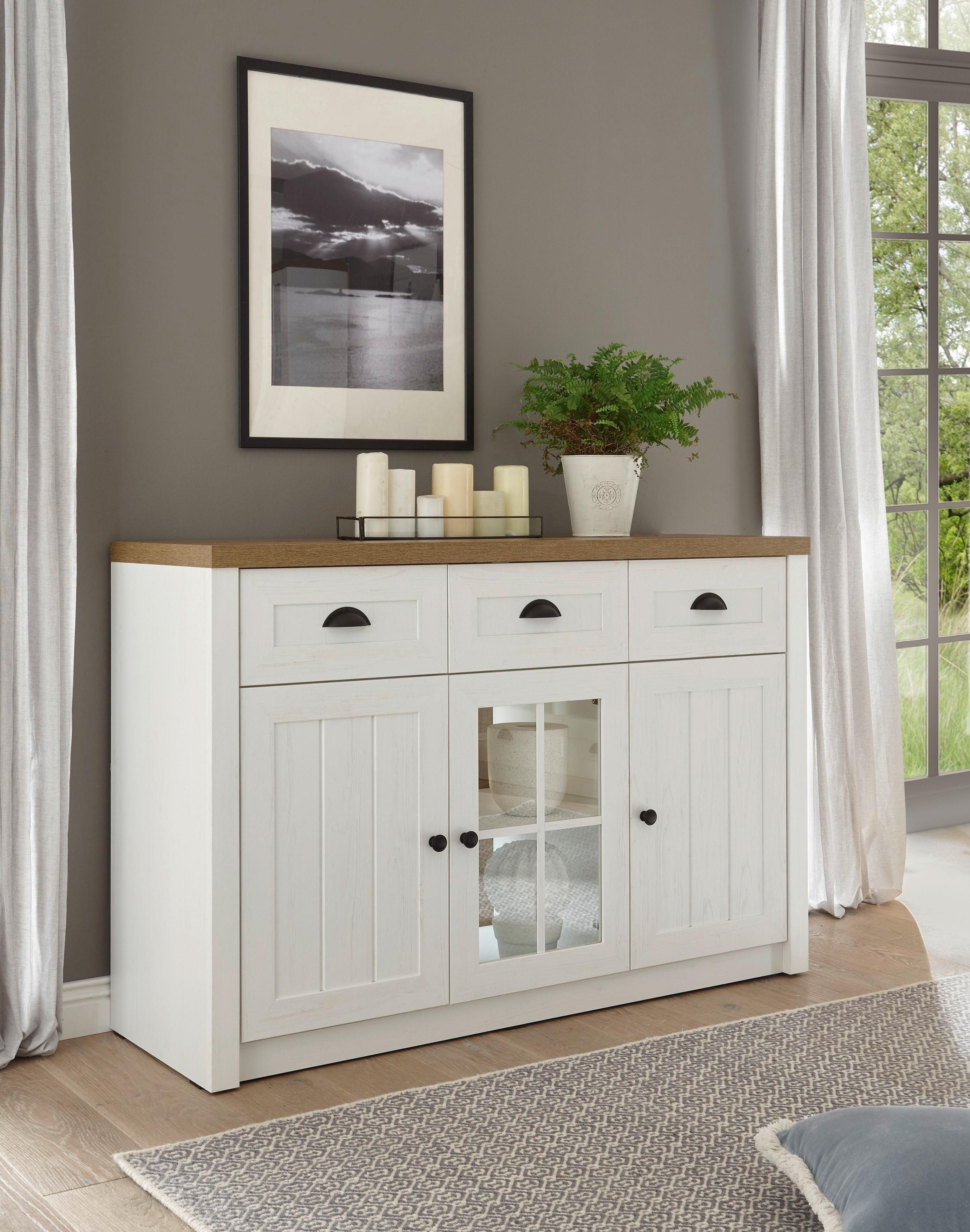 Rahmenoptik Beauvais, aufwendige Kranzprofile und cm, affaire 130 Sideboard ca. Breite Home Dekorative