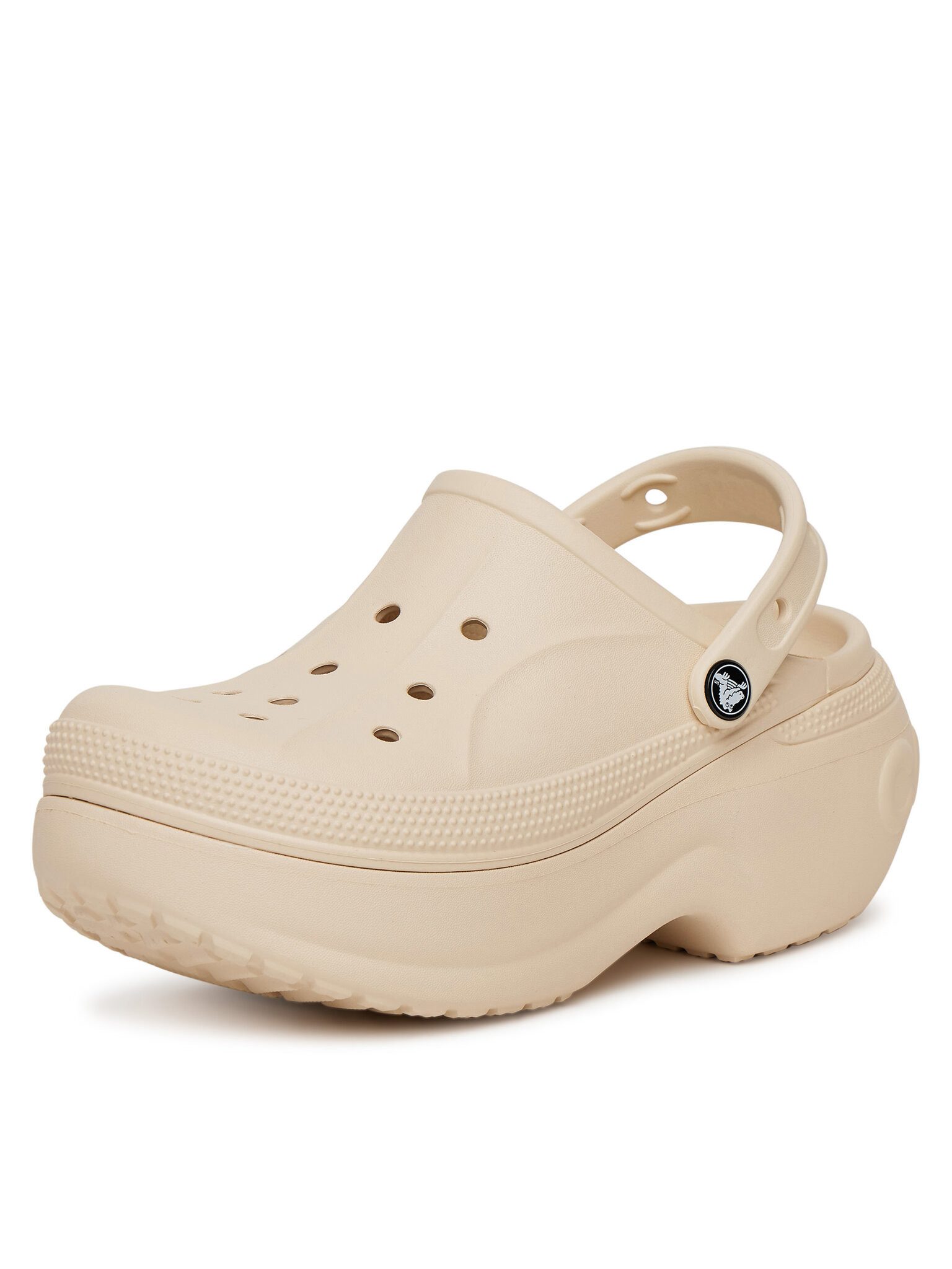 Crocs Crocs Damen Flip-Flops Crocs-C-BELLA CLOG 210062-11S Beige Beige Bade günstig online kaufen