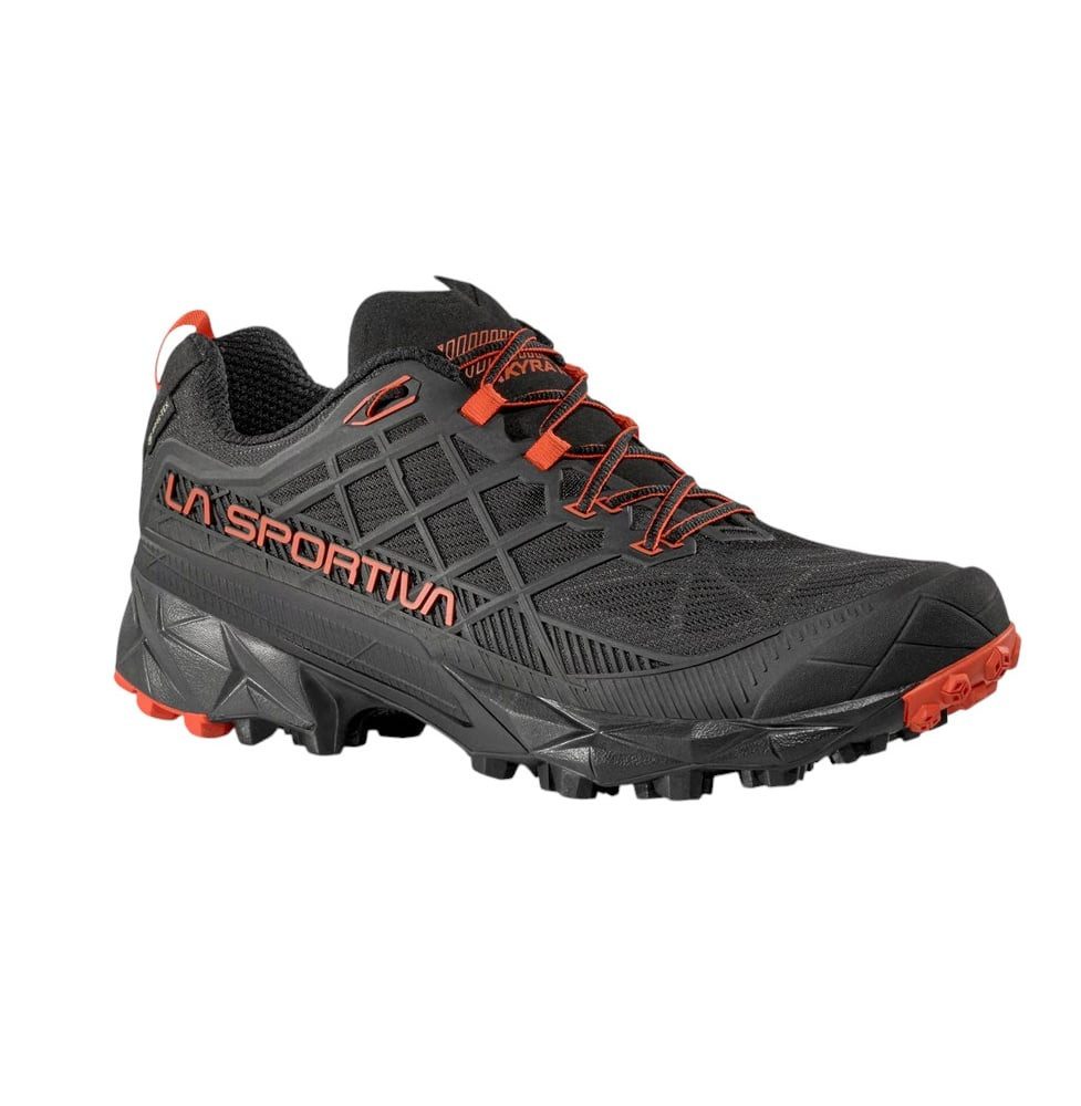 La Sportiva Trail-Laufschuhe Akyra II GTX (wasserdicht) schwarz/rot Herren Wanderschuh