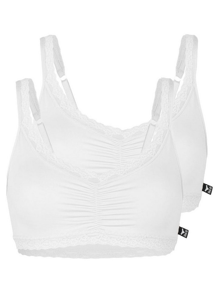 like it! Bustier 2er Pack Soft BH Olivia (Packung, 2-tlg) -