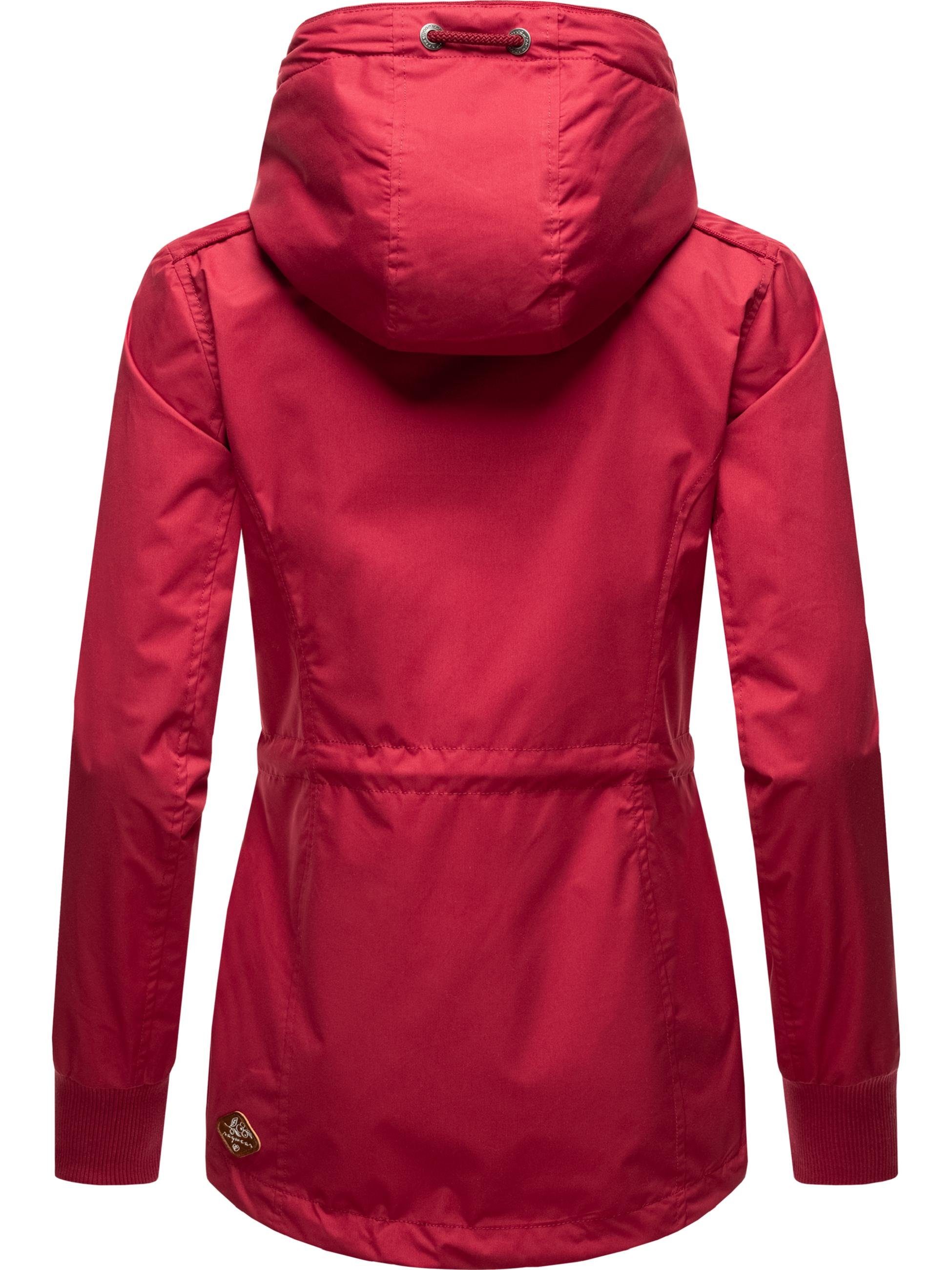 Übergangsjacke Kapuze mit Outdoorjacke Danka Red21 stylische großer Ragwear