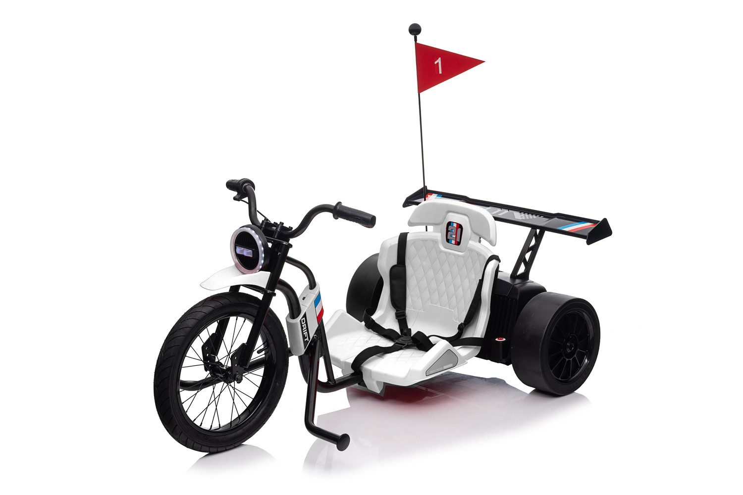 Smarty Elektro-Kinderauto Elektro Kinder Trike Dreirad DRIFTING BIKE 2x120W 24V/10Ah