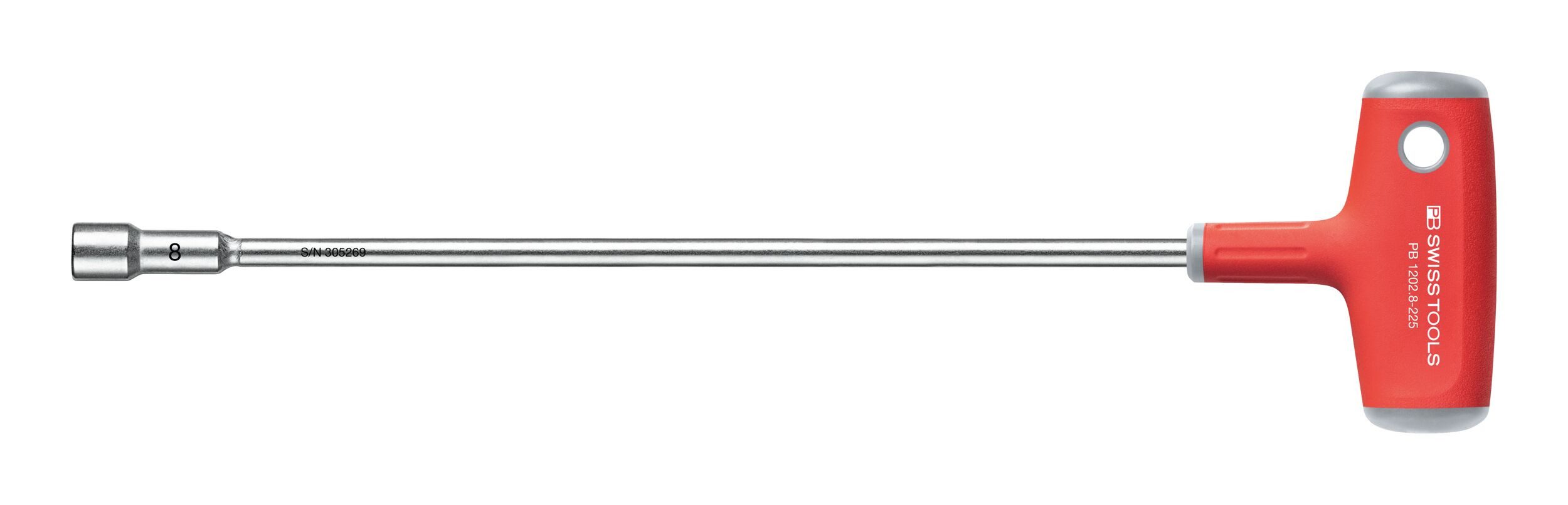 PB Swisstools Steckschlüssel, T-Griff 8 x 225 mm