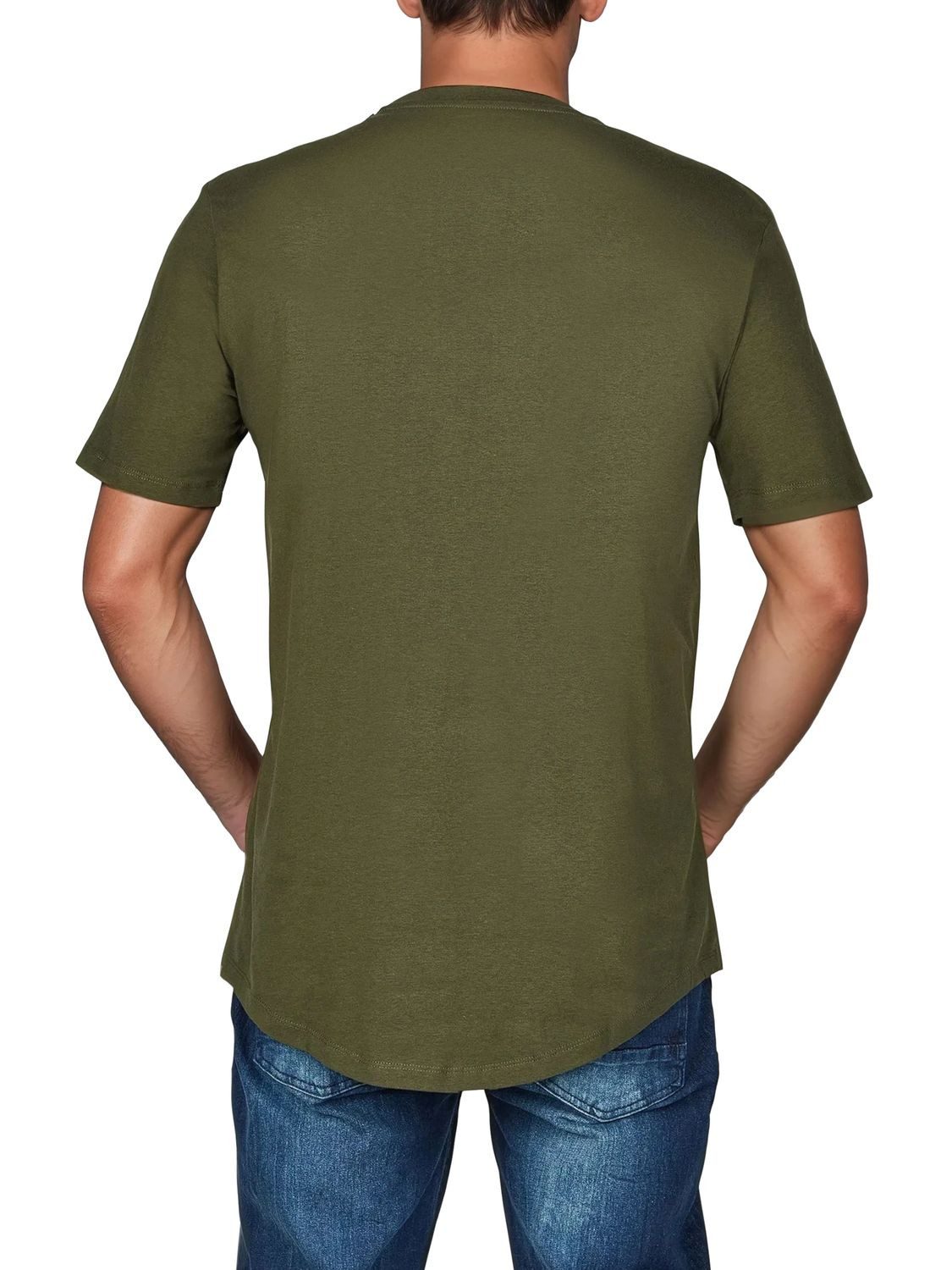 Jack & Jones T-Shirt Herren Basicshirt JJENOA 3er Pack Regular Fit (Vorteilspack, 3-tlg) Kurzarm Tee Shirt mit Rundhalsausschnitt aus 100% Baumwolle