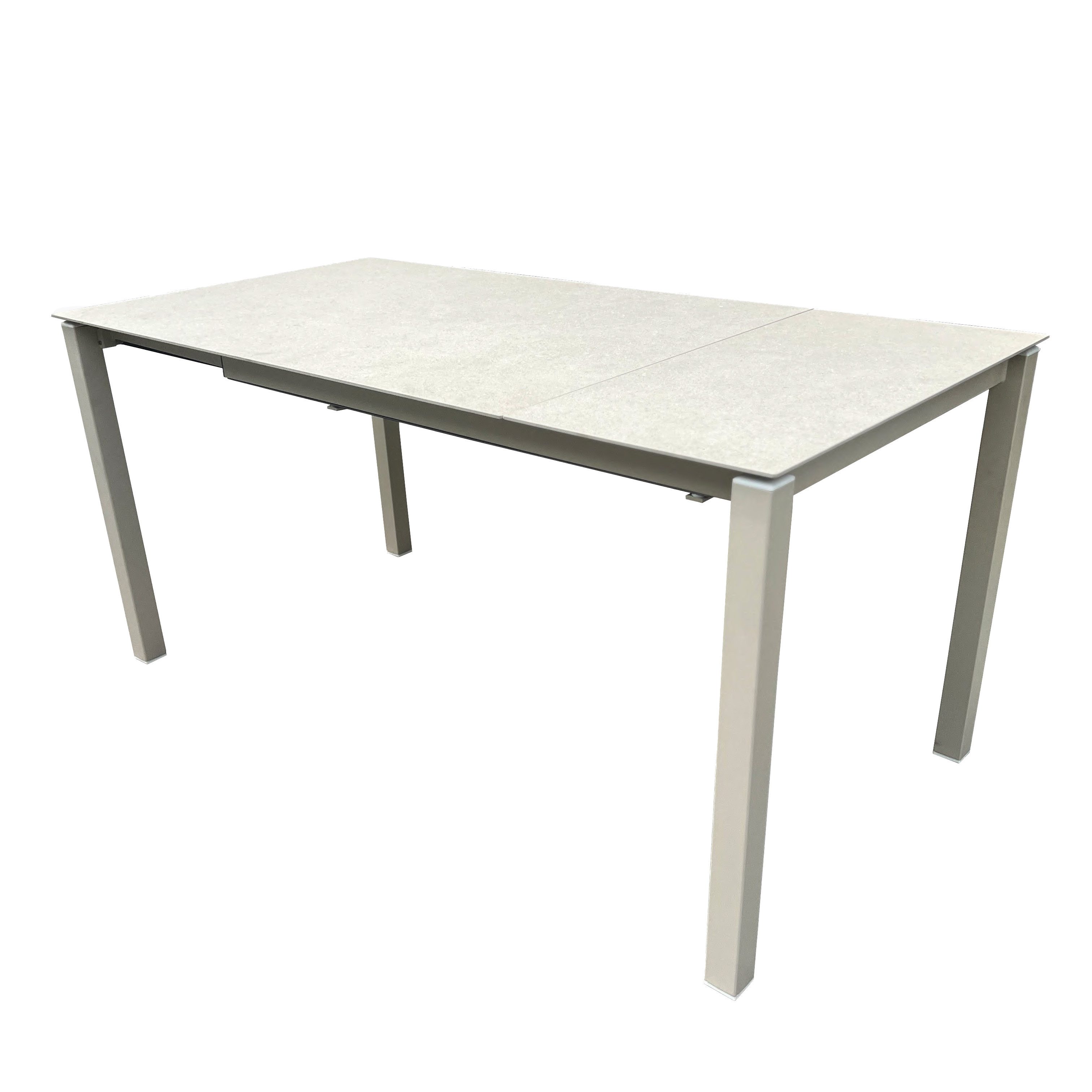 Barths Gartentisch Ausziehtisch „Palazzo“ Outdoor modern & wetterfest 160/210 x 90