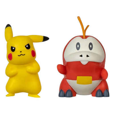 Jazwares Actionfigur Pokémon Battle Figure Pack Minifiguren 2er-Pack Pikachu & Krokel 5 cm