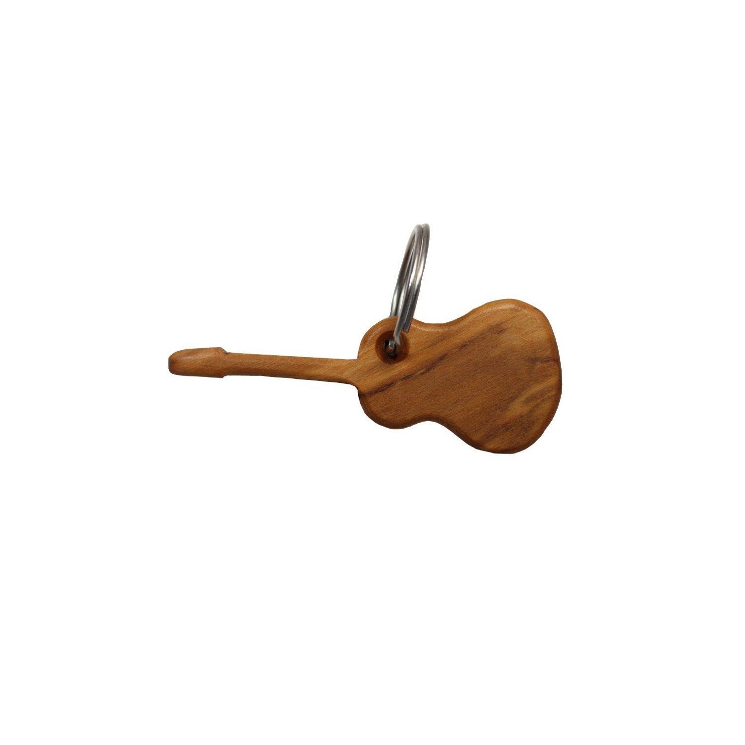 mitienda Schlüsselanhänger Schlüsselanhänger aus Holz Gitarre