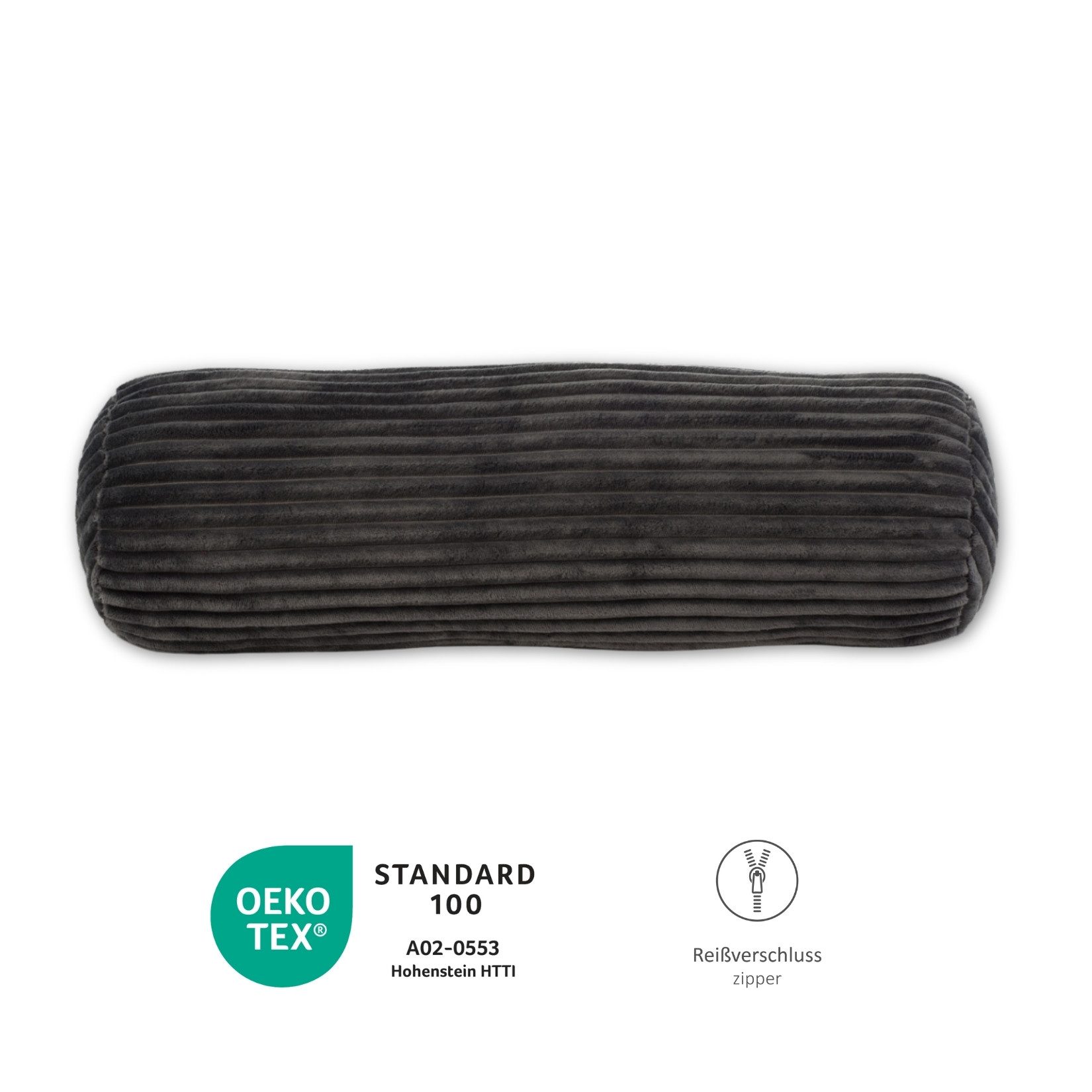 liebling Dekokissen Kopfkissen mit Cord-Optik, mit Reißverschluss konfektioniert, Ökotex Standard 100