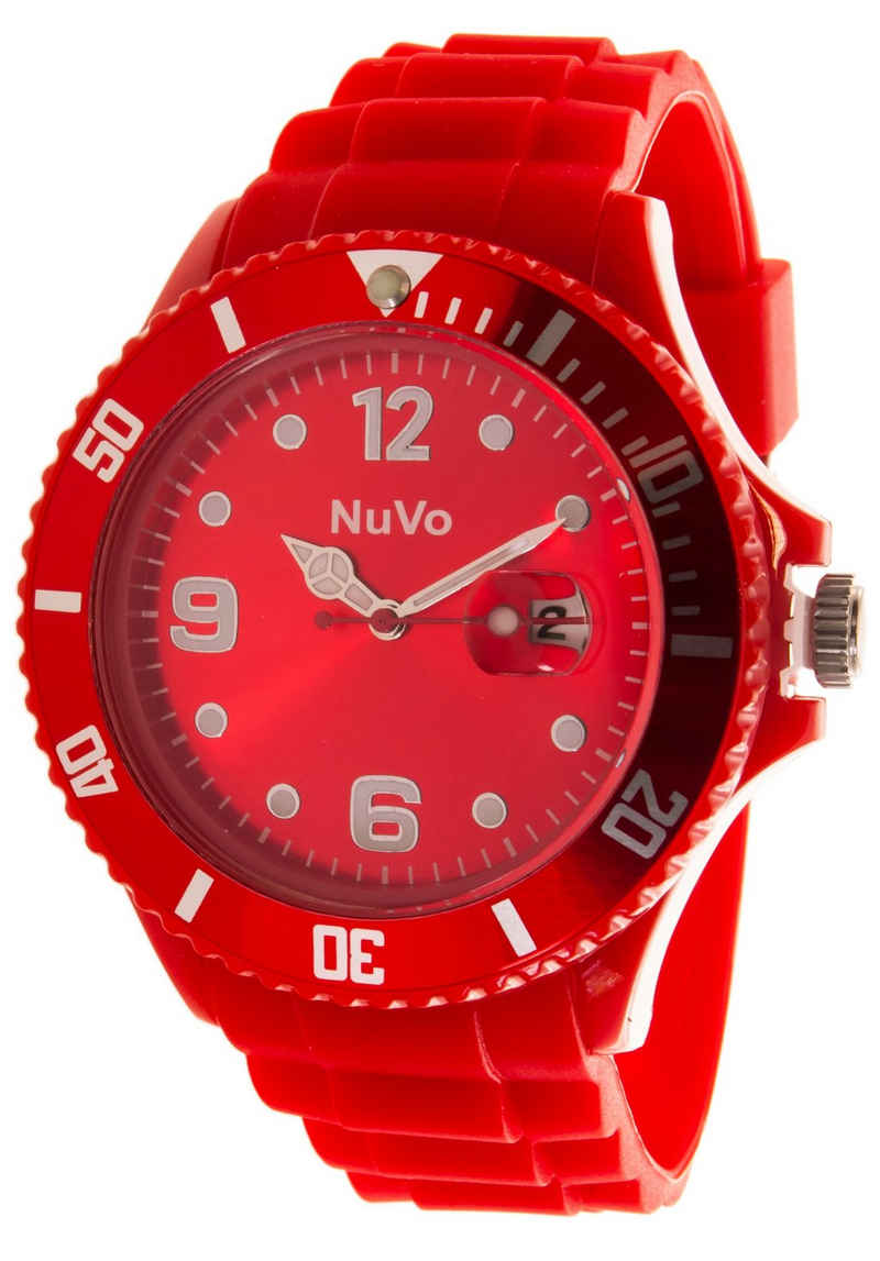 Nuvo Quarzuhr Unisex Armbanduhr mit sportlichem Design