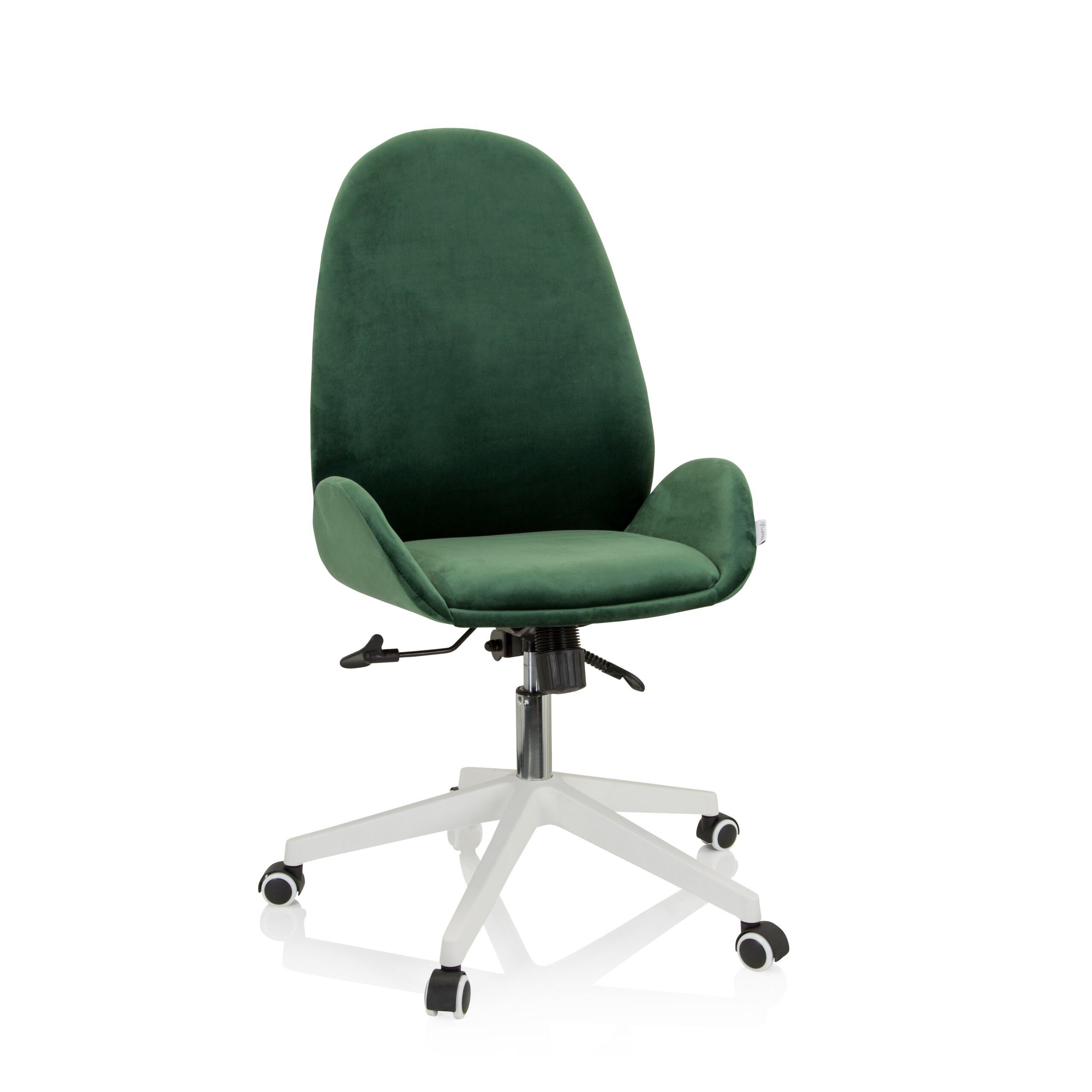 hjh OFFICE Drehstuhl Home Office Bürostuhl Avea Stoff mit Armlehnen (1 St), Schreibtischsessel, Drehbarer Schreibtischstuhl