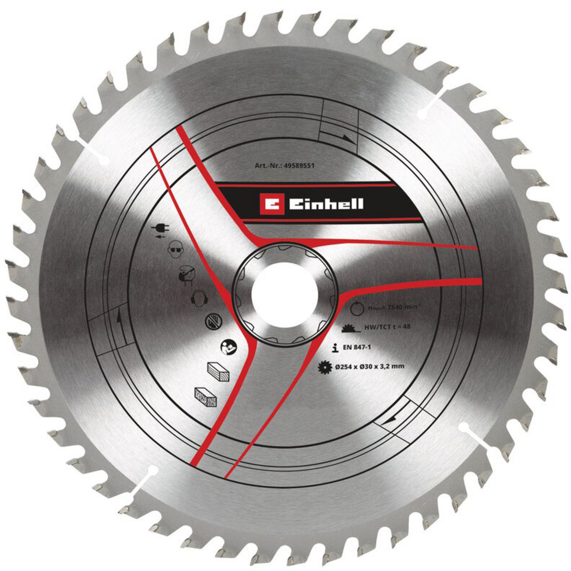 Einhell Sägeblatt EINHELL Kreissägeblatt HM, Ø 254 x 30mm, 3,2mm
