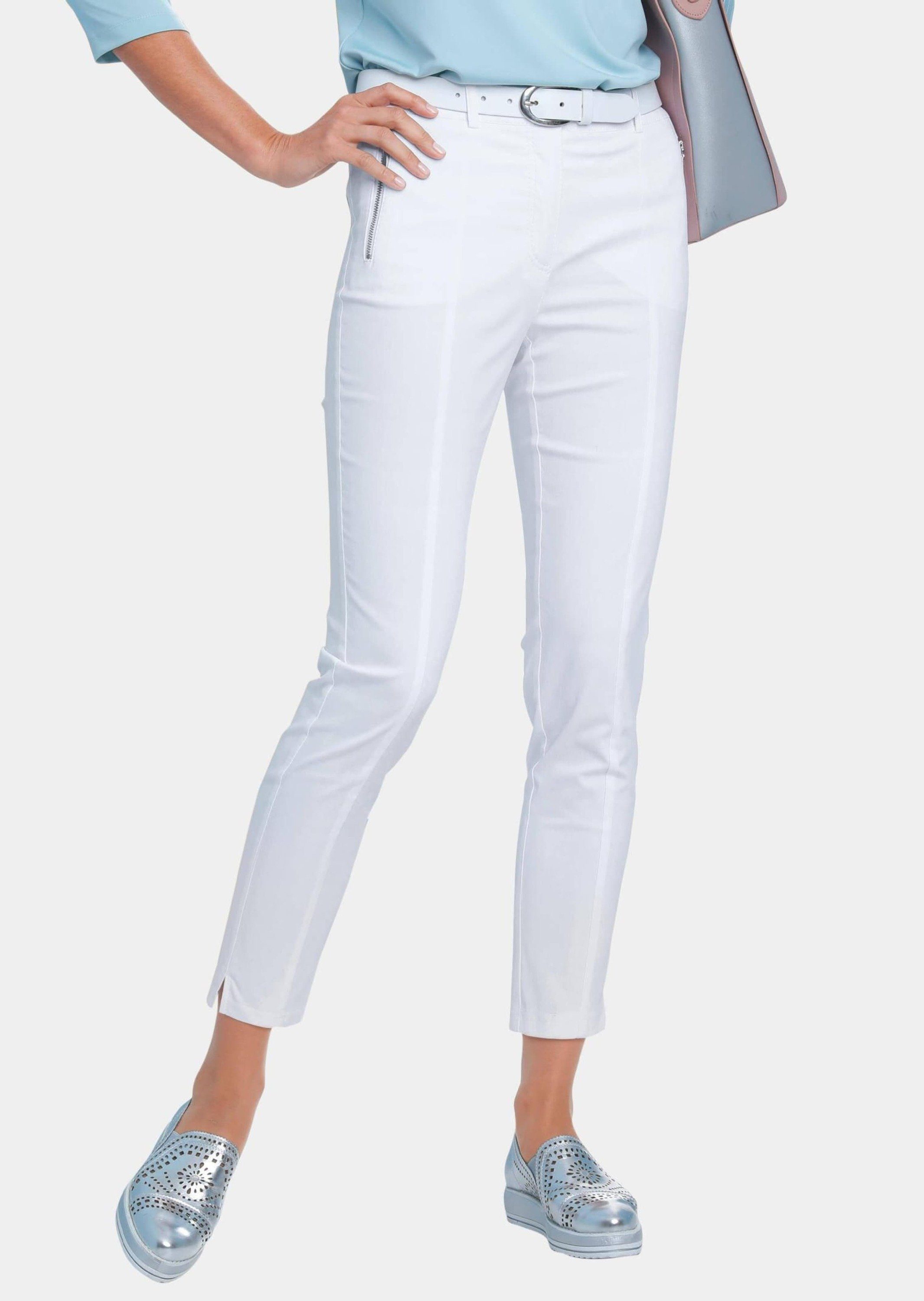 7/8-Caprijeans Kurzgröße: Elastische Hose mit extra Nähten