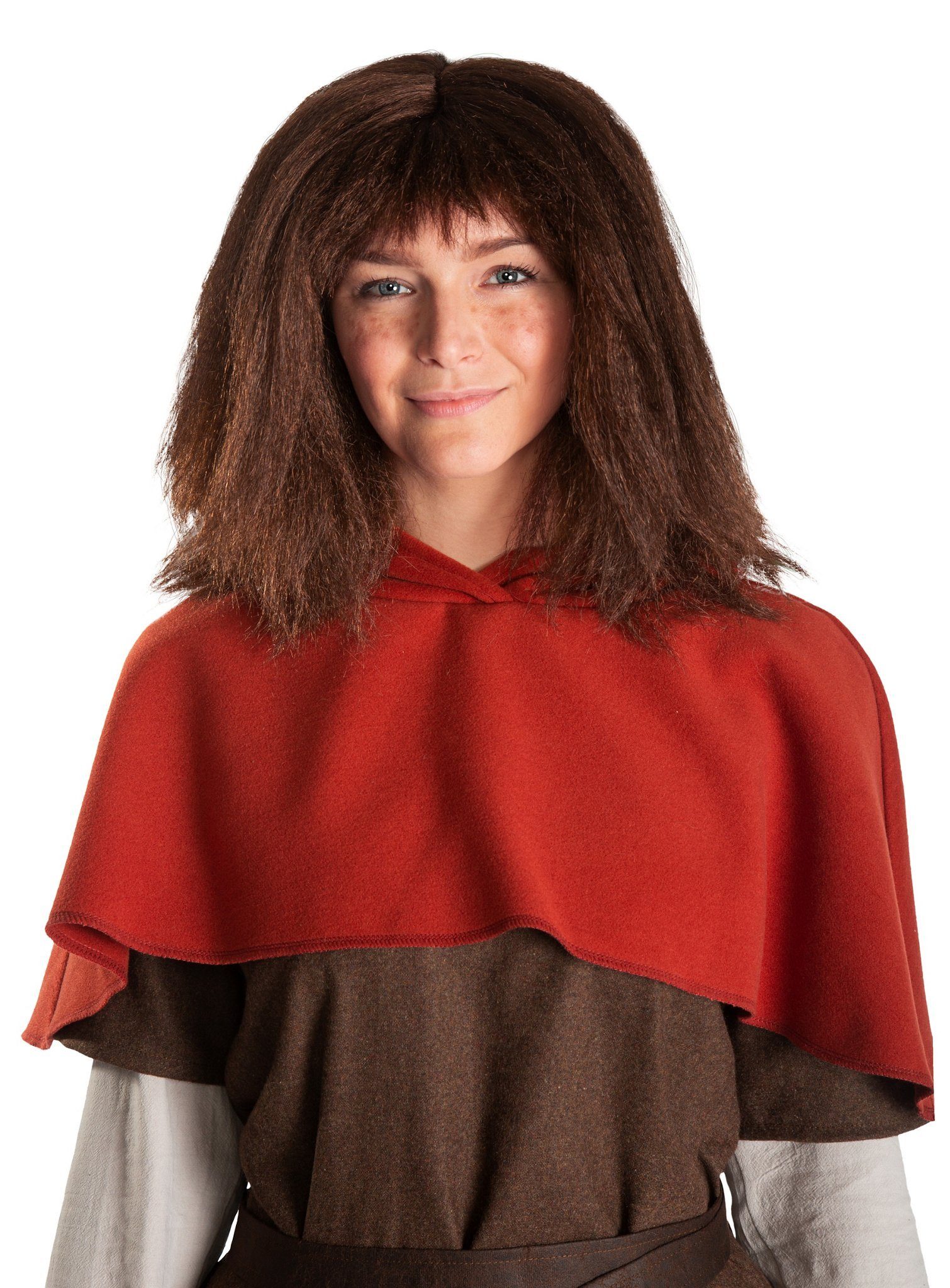 Maskworld Kostüm-Perücke Ronja Räubertochter Perücke - Faschings Kostüm, Vervollständige den Look der beliebten Kinderfilmfigur