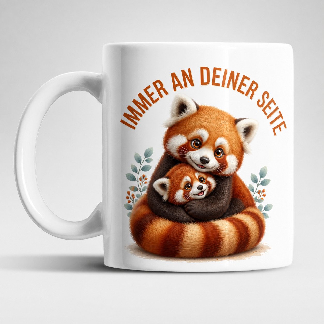 WS-Trend Tasse Immer an deiner Seite Tasse 325 ml Keramik Tiermotiv 3D, Keramik, 10 Motive zur Wahl