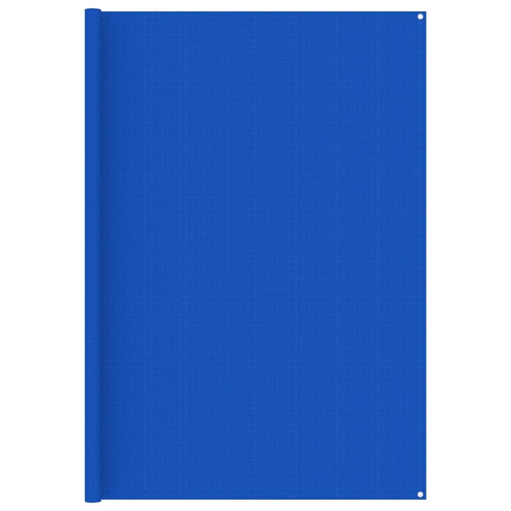 vidaXL Teppich 250 x 450 cm Zeltteppich 250x450 cm Blau Wohnwagen Teppich Vorzelt Unt, Höhe: 450 mm