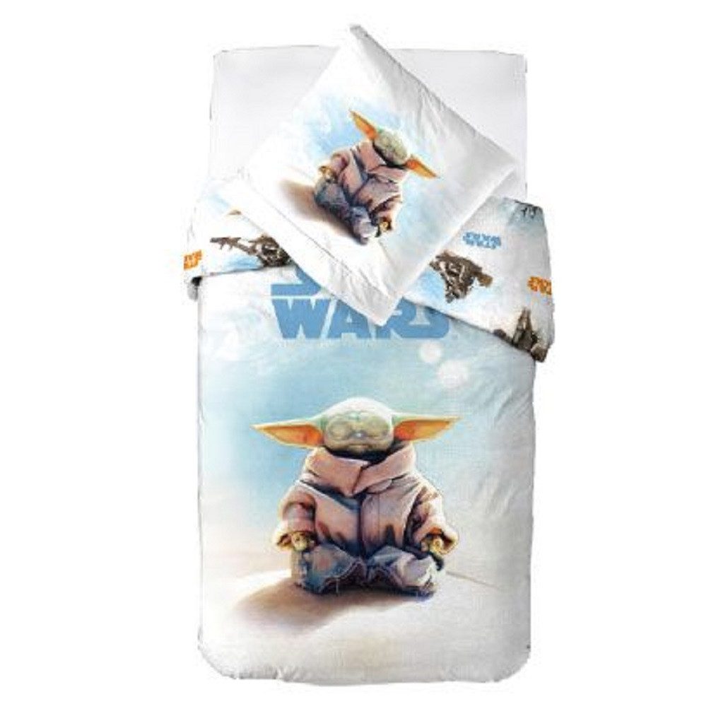 KK Shopping Kinderbettwäsche Star Wars The Mandalorian Bettwäsche 135 x 200 günstig online kaufen