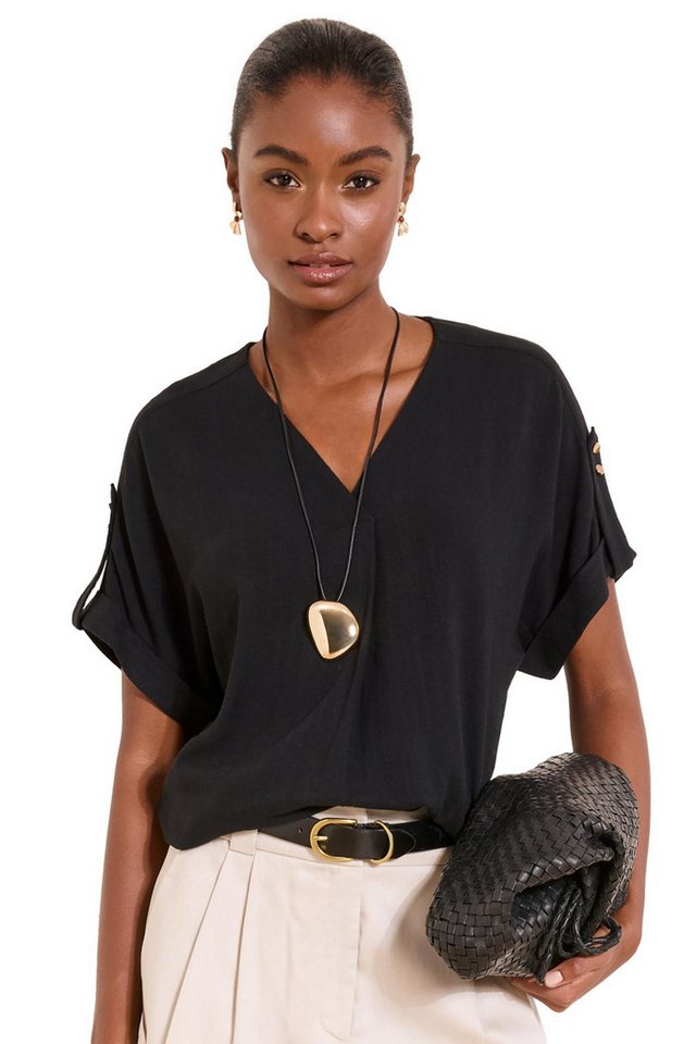 LIPSY V-Shirt Lipsy Regular Fit Oberteil mit V-Ausschnitt (1-tlg)