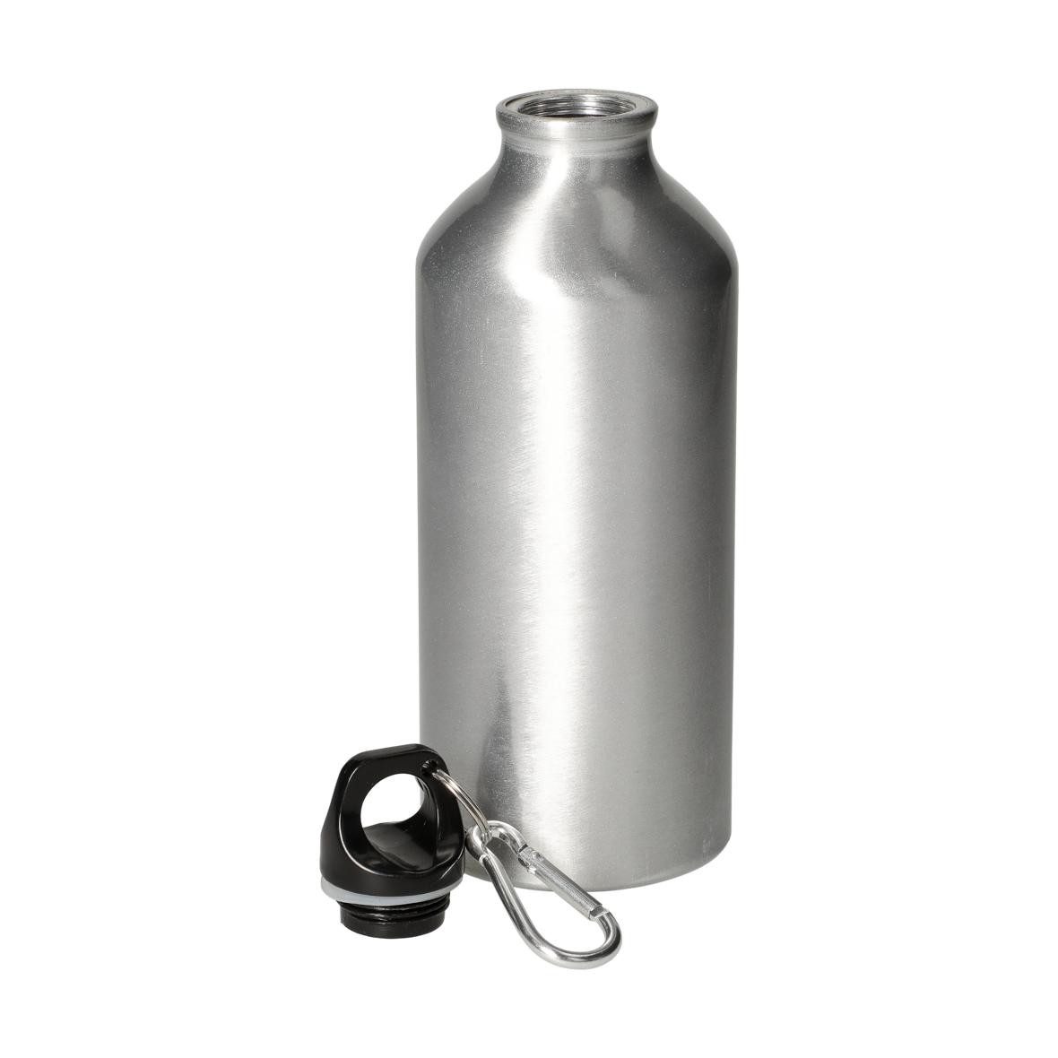 elasto Isolierflasche Sporty Sportflasche mit Karabiner 600 ml auslaufsicher, Trinkflasche, Fahrradflasche, super dicht, robust, Wasserflasche