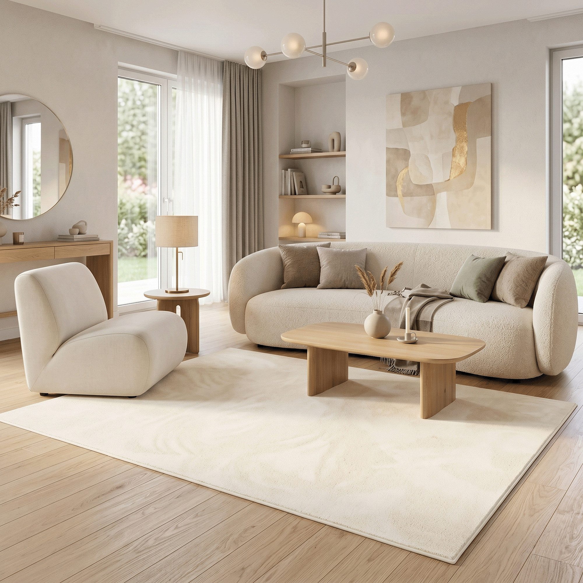 Pergamon Hochflor-Teppich Hochflor Langflor Teppich Super Soft Melia, Rechteckig, Höhe: 20 mm