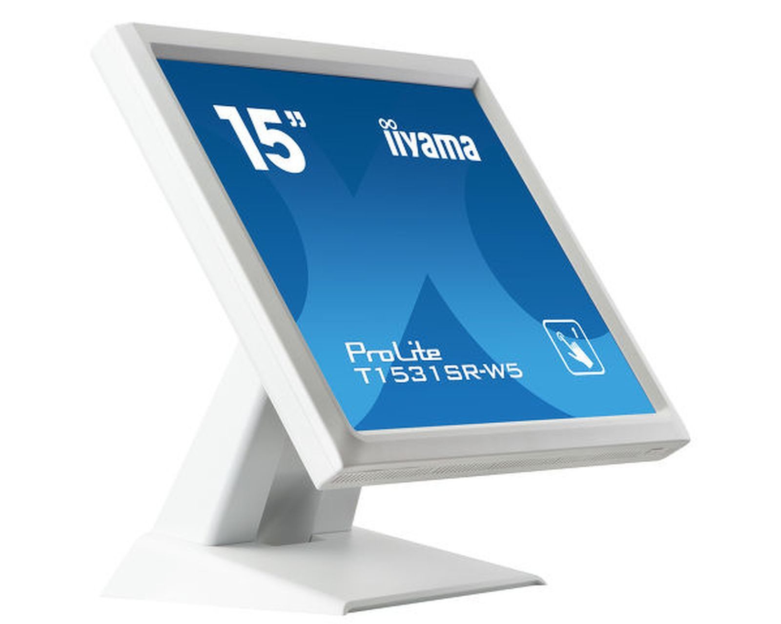 Iiyama ProLite T1531SR-W5 - LED - 38 cm (15) TFT-Monitor (1024 x 768 px, 8 ms Reaktionszeit, Touchscreen)