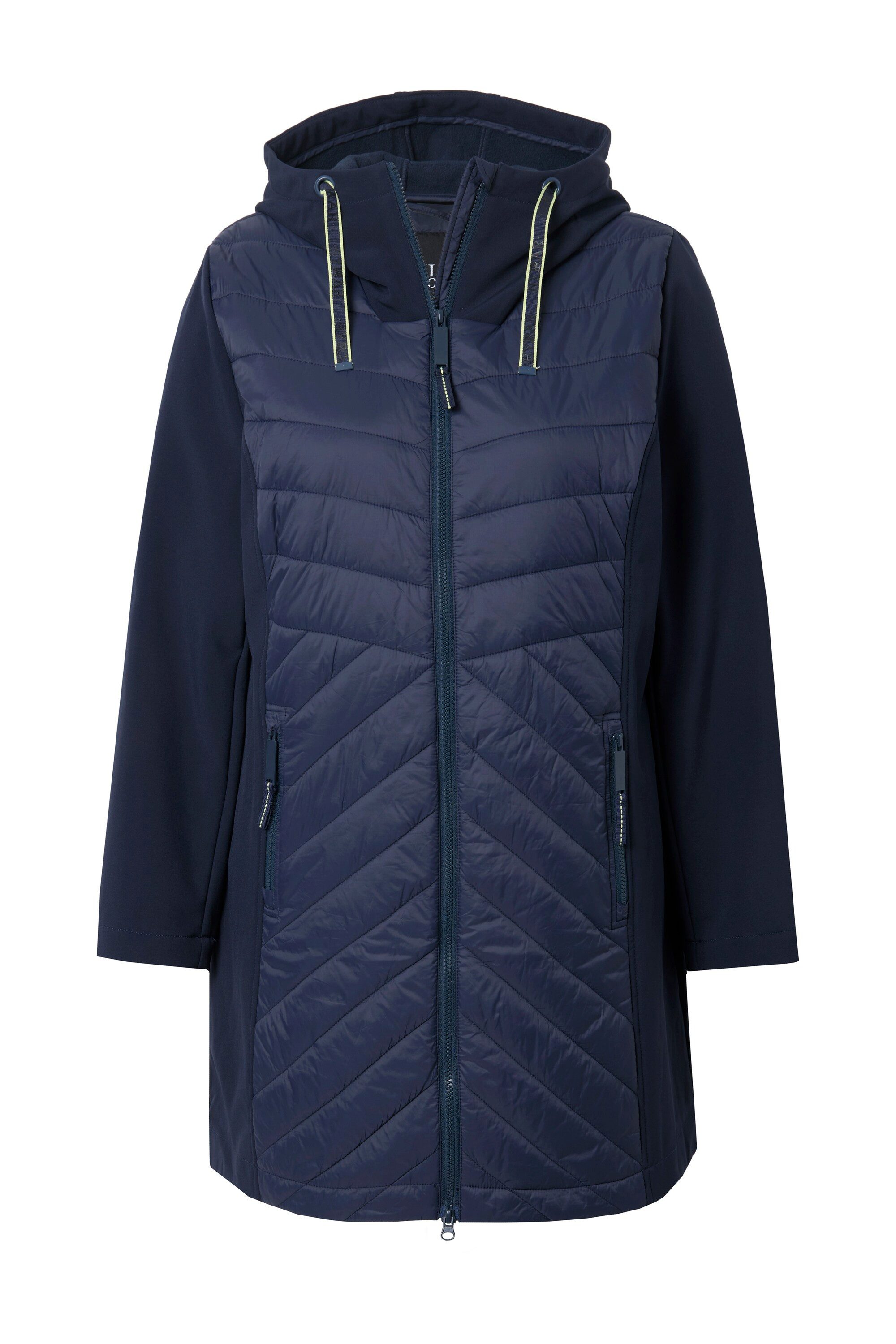 Ulla Popken Softshelljacke HYPRAR Softshelljacke wasserabweisend Kapuze günstig online kaufen