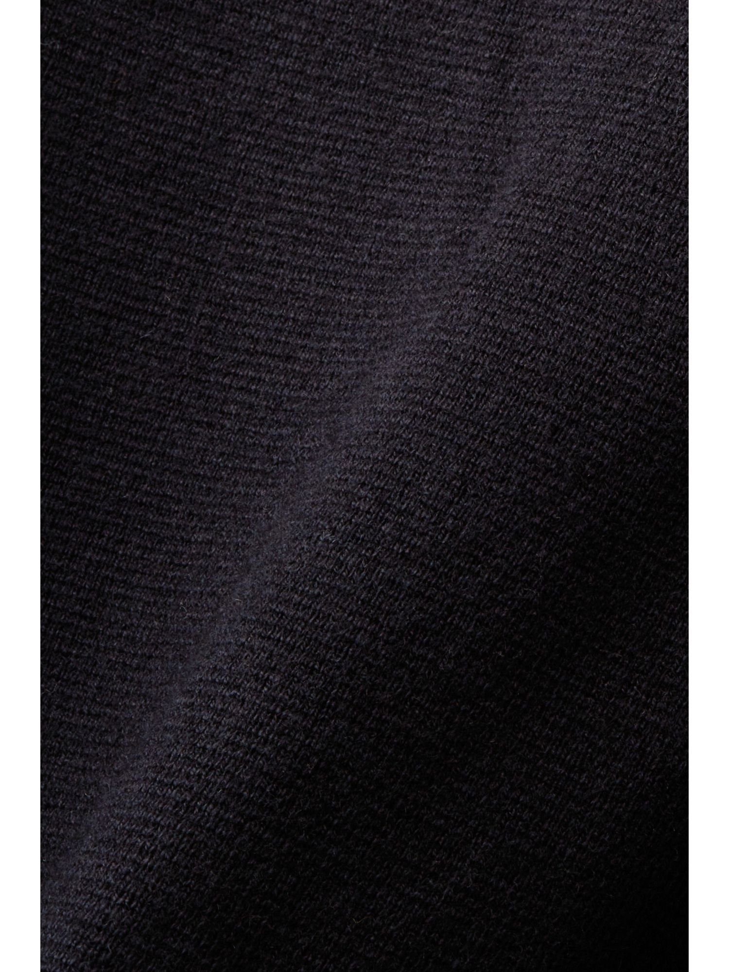 (1-tlg) Strickjacke Esprit Collection Wollmix-Cardigan mit ANTHRACITE V-Ausschnitt