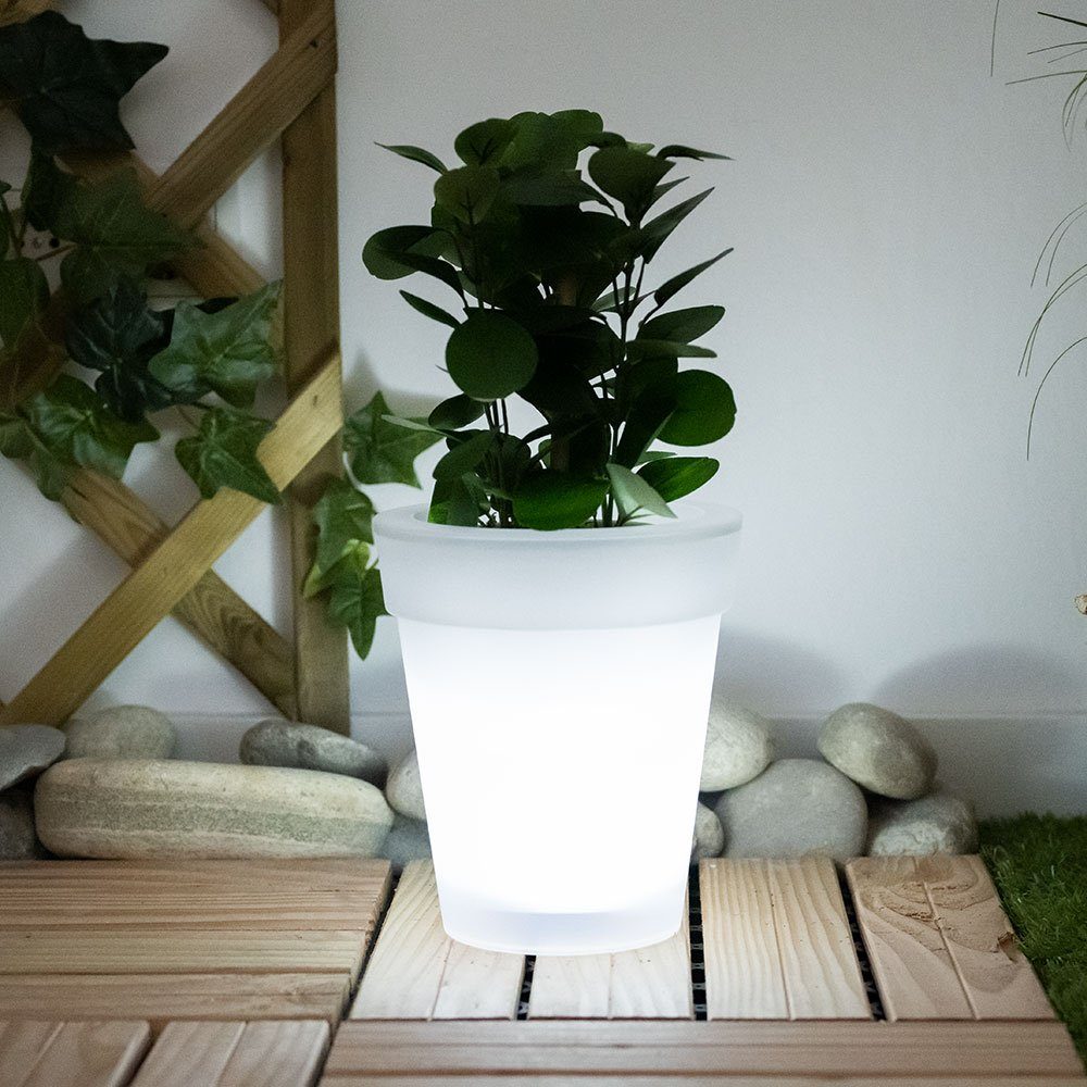 etc-shop Gartenleuchte, LED-Leuchtmittel fest verbaut, Neutralweiß, günstig online kaufen