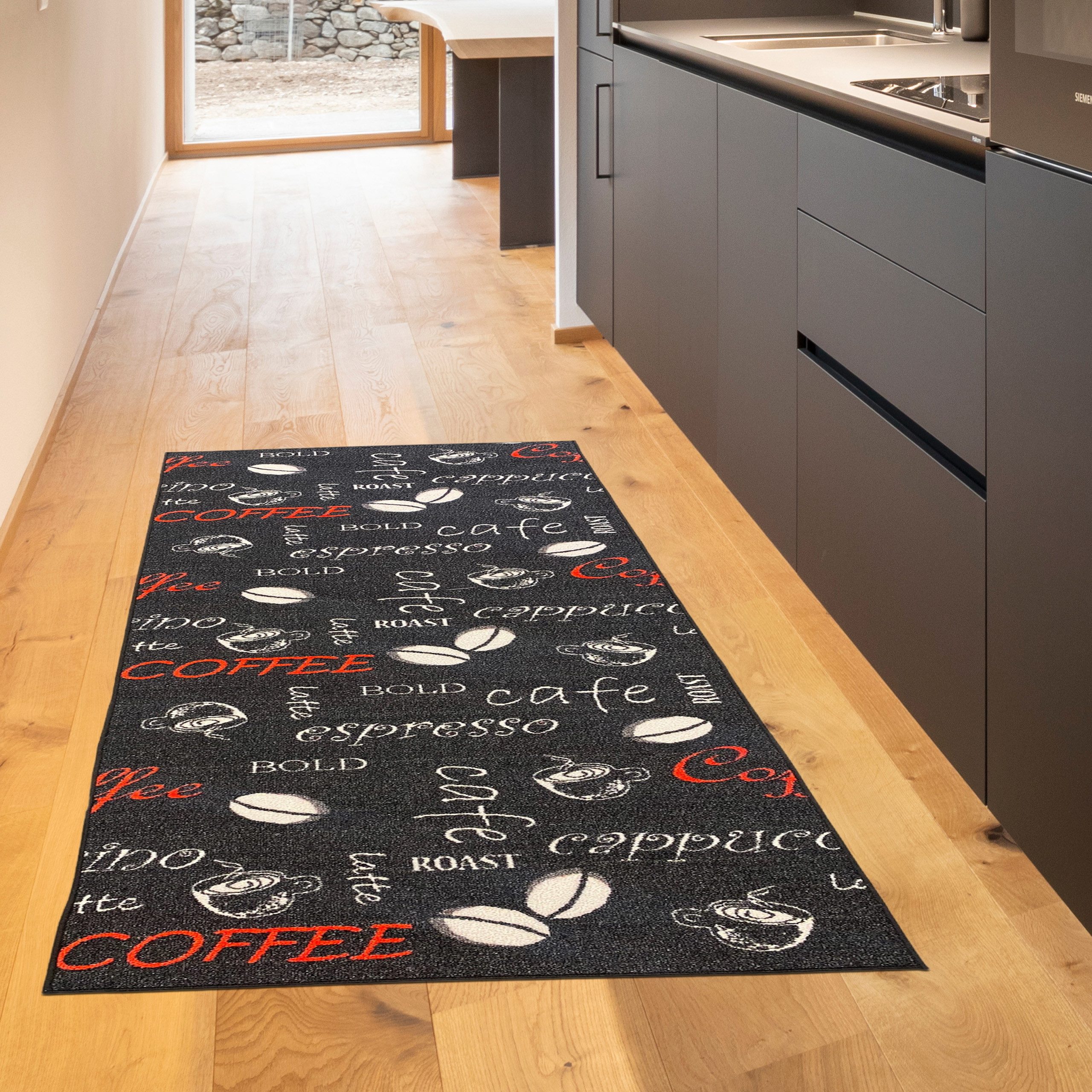 TeppichHome24 Teppich Kuechenteppich Modern, Höhe: 5 mm, pflegeleicht, robu günstig online kaufen