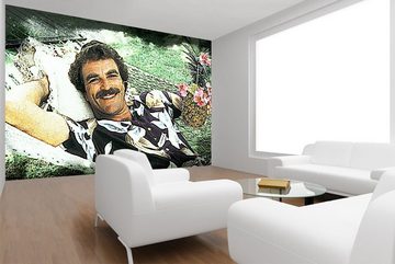 WandbilderXXL Fototapete Magnum, glatt, Retro, Fernseheroptik, Vliestapete, hochwertiger Digitaldruck, in verschiedenen Größen