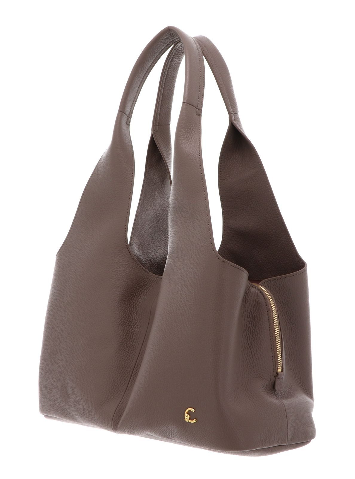 COCCINELLE Schultertasche Handbag Grained Leather, aus echtem Rindsleder