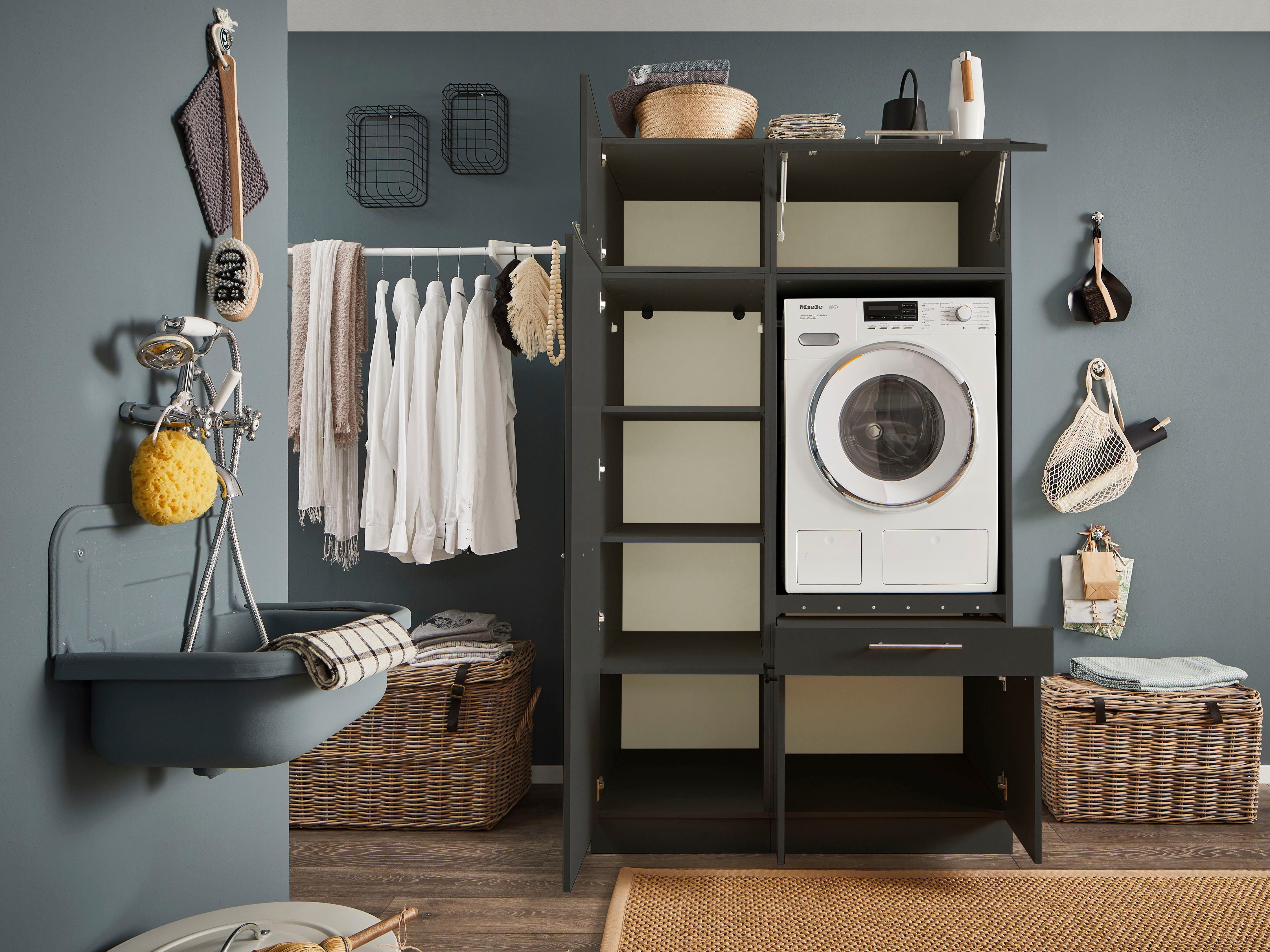 Laundreezy Mehrzweckschrank-Set LAUNDREEZY LDSK7, Breite 117,5 günstig online kaufen