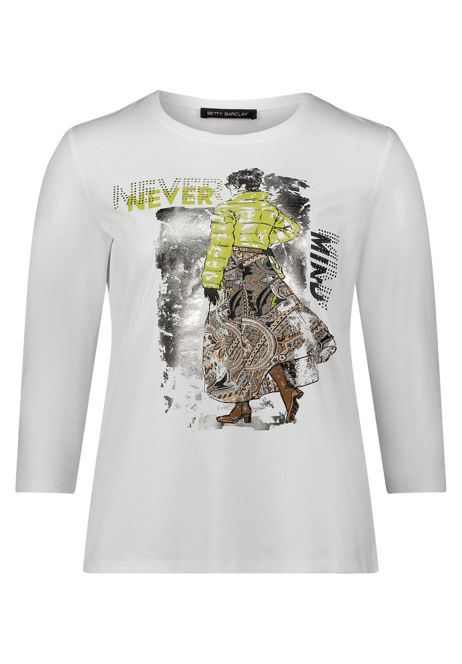 Betty Barclay 3/4-Arm-Shirt Damen mit Rundhalsausschnitt (1-tlg)