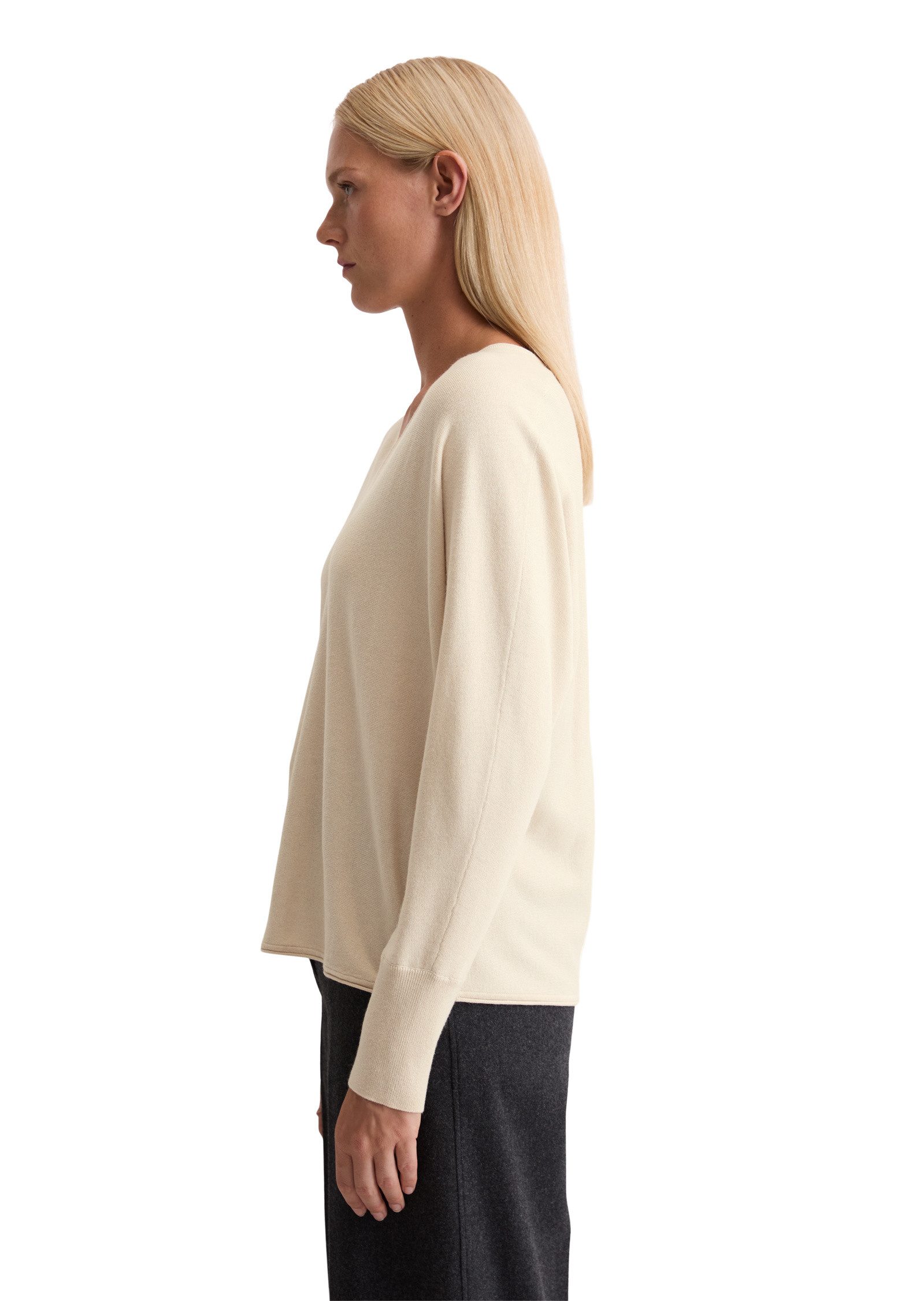 Marc O'Polo Strickpullover aus weichem Schurwolle-Viskose-Mix günstig online kaufen