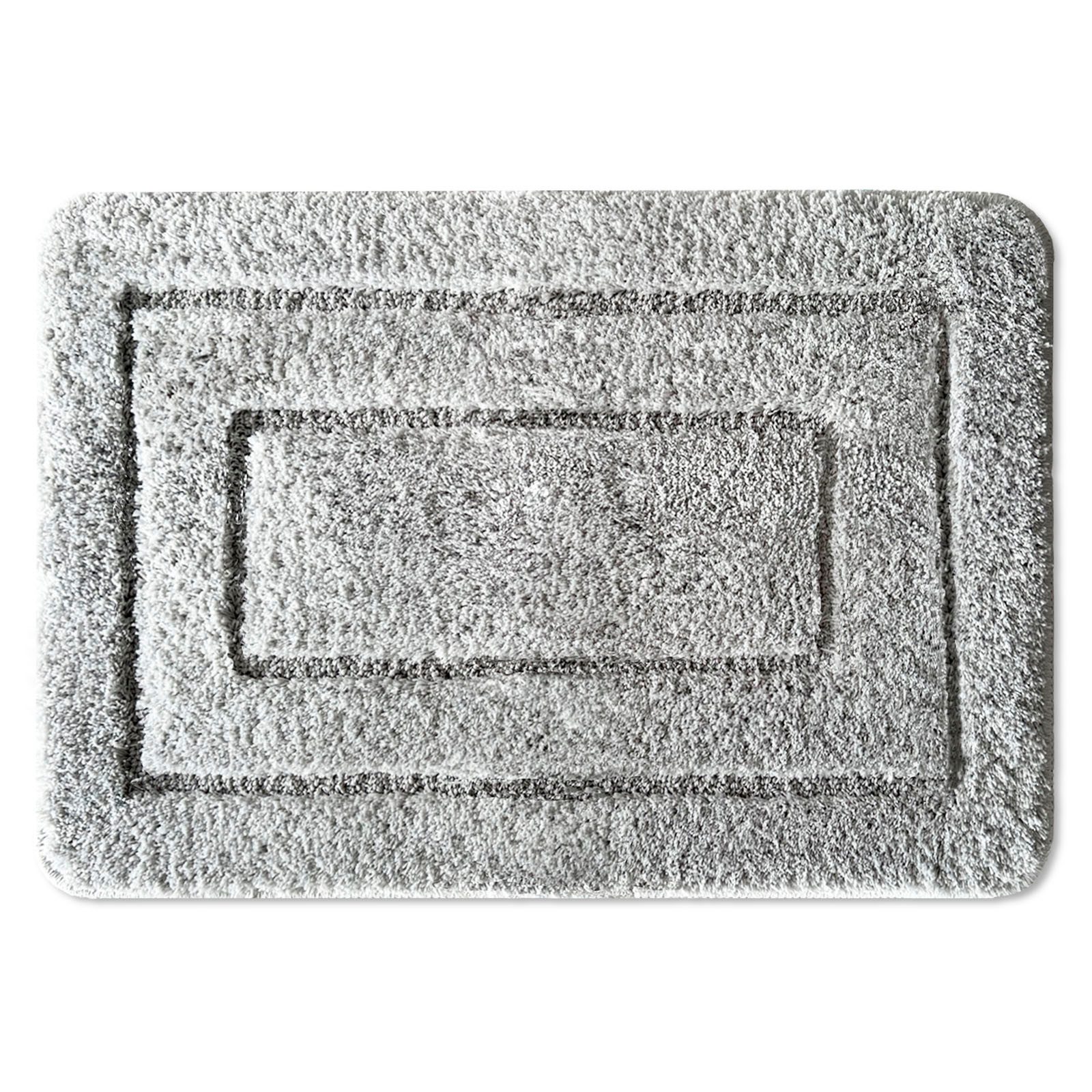 Kubus Badematte Atlas, Rutschhemmende Rückseite, Reckteckig, Polyester, In verschiedenen Größen & Farben