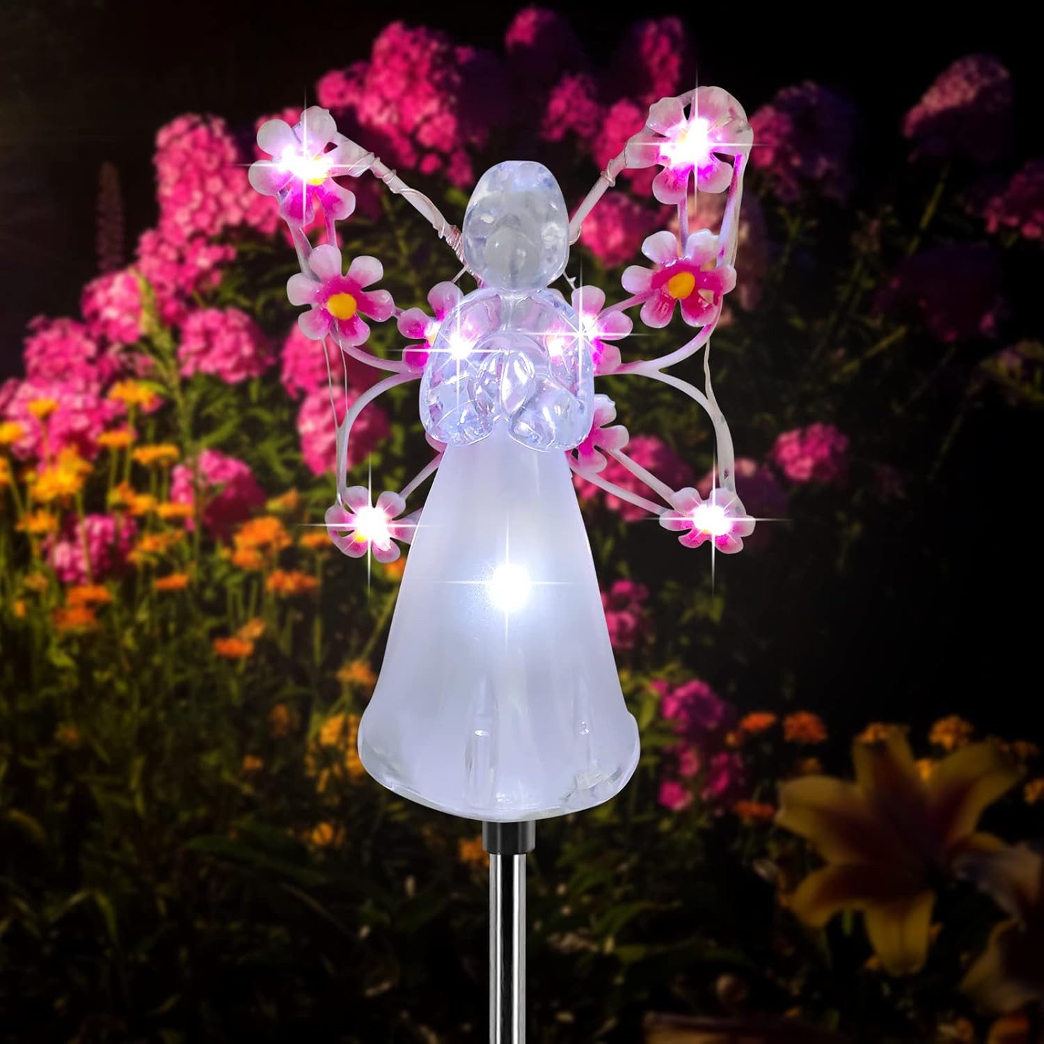 PRIISF Gartenleuchte LED Solarlampen Solar Gartenlichter Dekofigur Lichterk günstig online kaufen