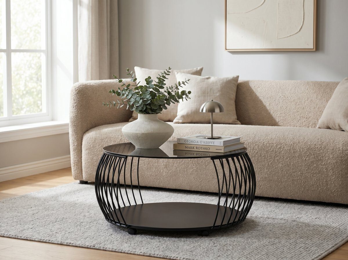 freiraum Couchtisch Shanghai, 80,0 x 46,0 cm (D/H)