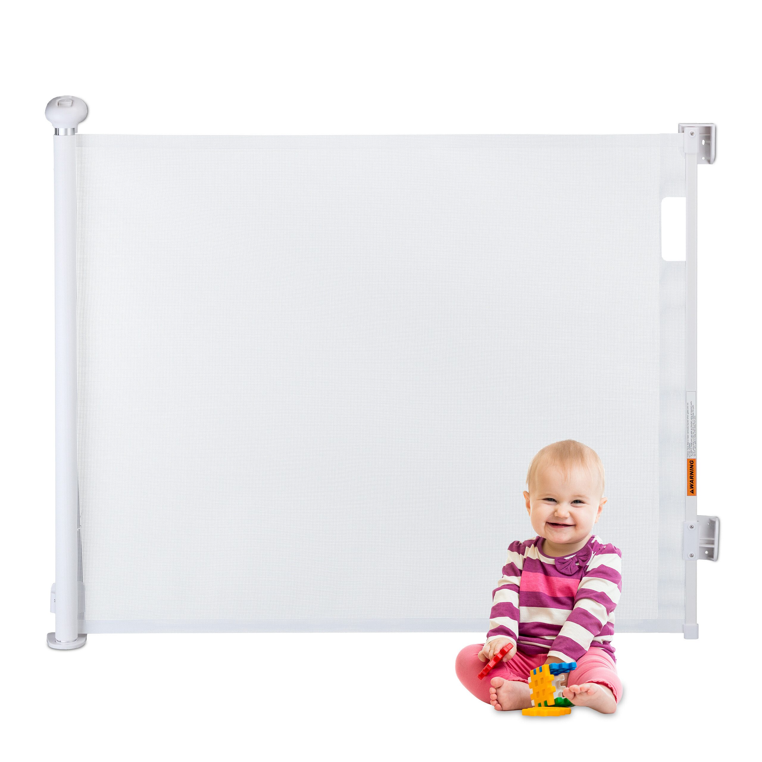 relaxdays Universalschutzgitter Treppenschutzgitter Design B 70-180 günstig online kaufen
