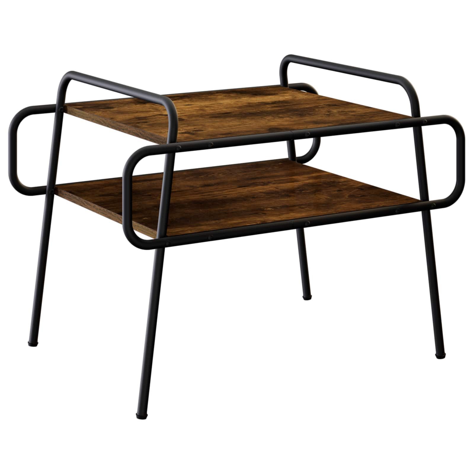 vidaXL Couchtisch Couchtisch Geräucherte Eiche 70 x 50 x 51 cm Holzwerkstoff (1-St)