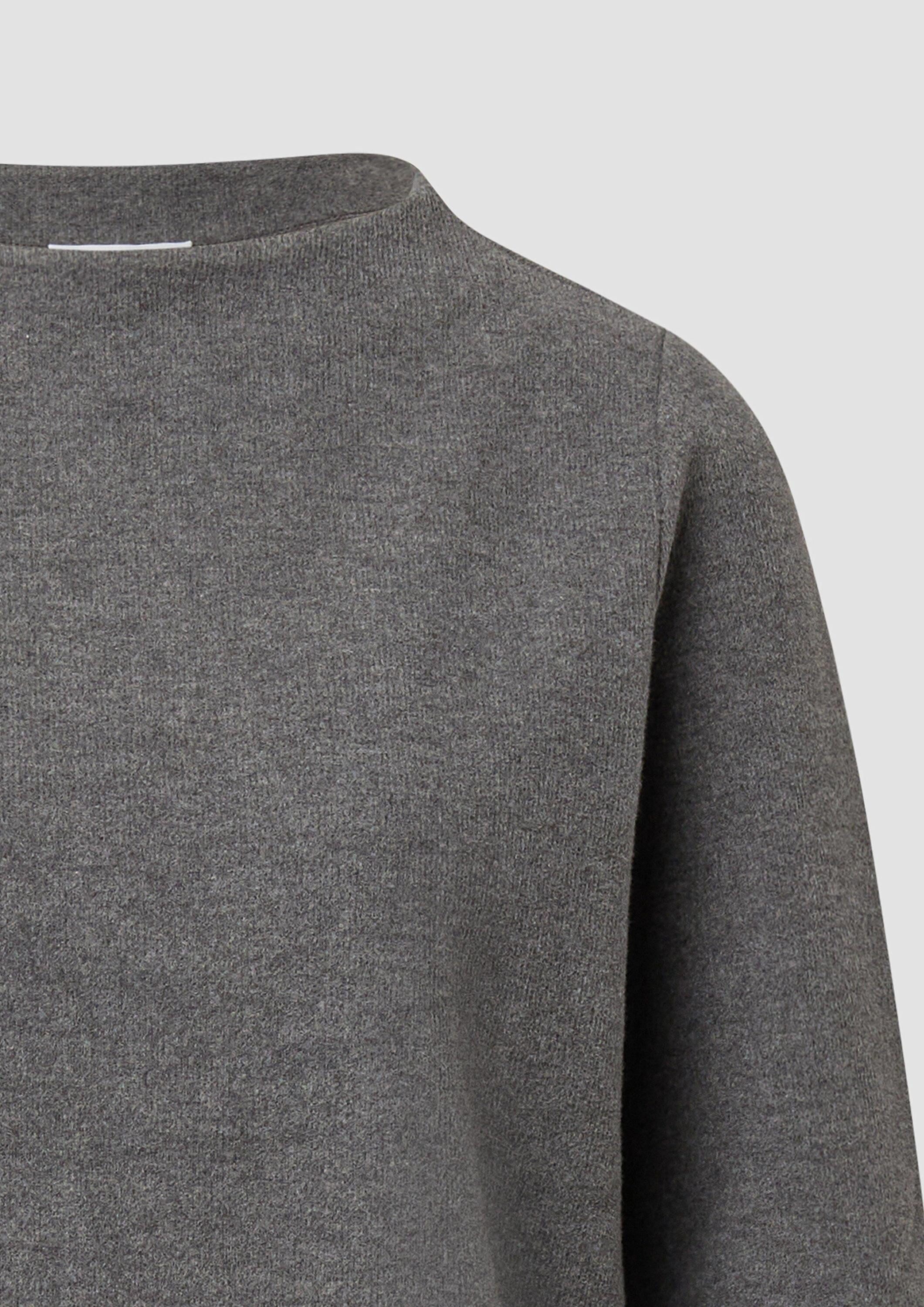 s.Oliver Sweatshirt Sweatshirt Weiches Sweatshirt mit Stehkragen
