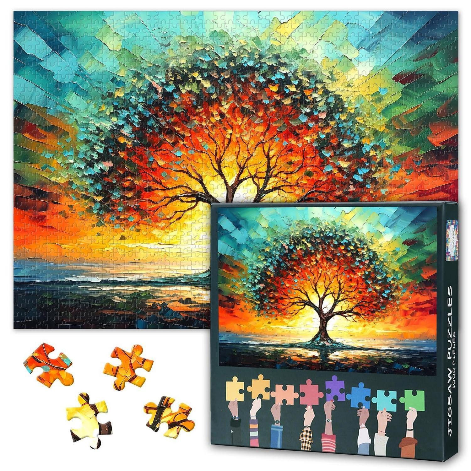 LuxusKollektion Puzzle 1000 Teile Puzzle Baum des Lebens, Puzzleteile